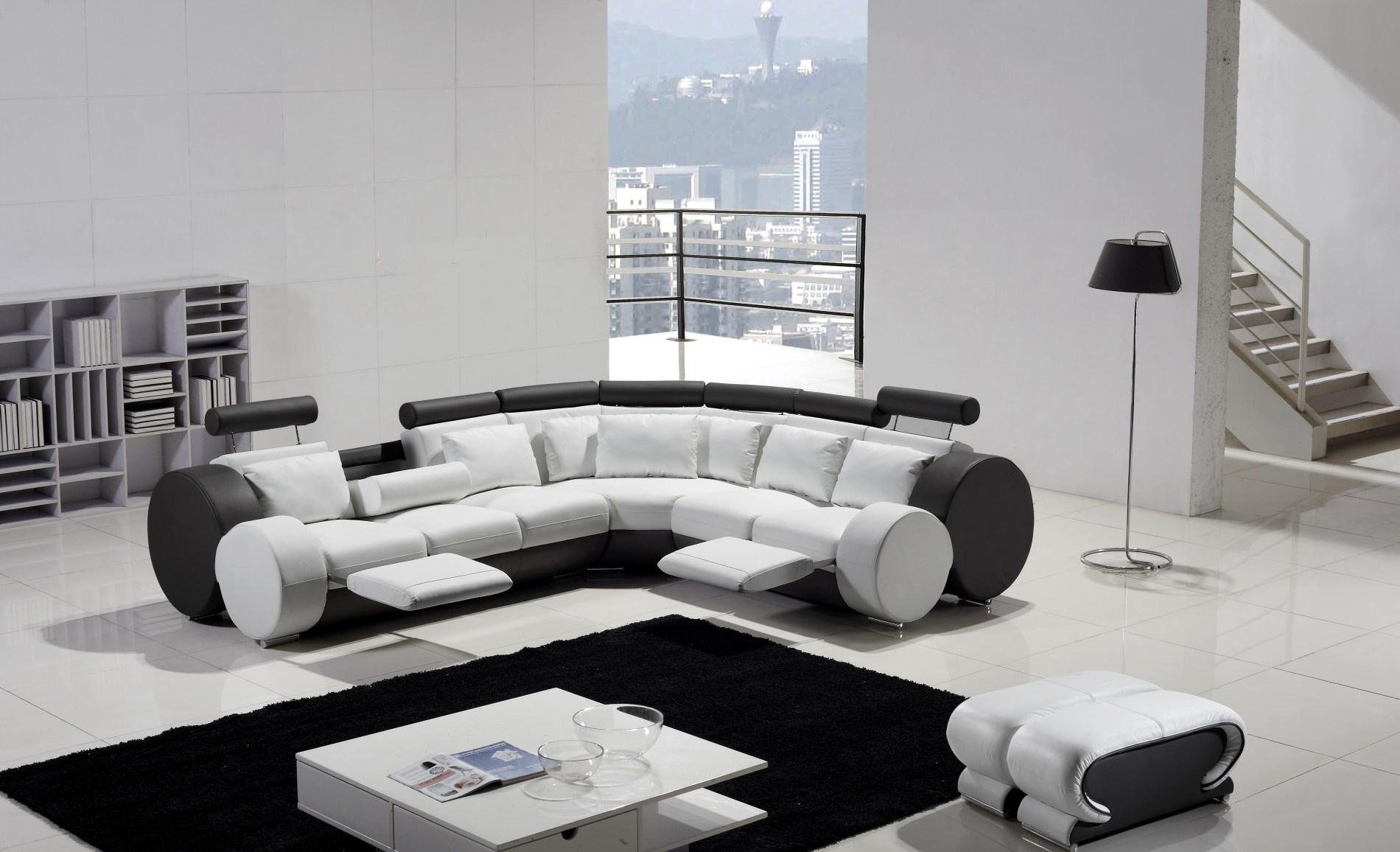 JVmoebel Ecksofa Ecksofa Sofa Leder Couch - Designer Couchgarnitur Sitz Polster, Made in Europe Schwarz