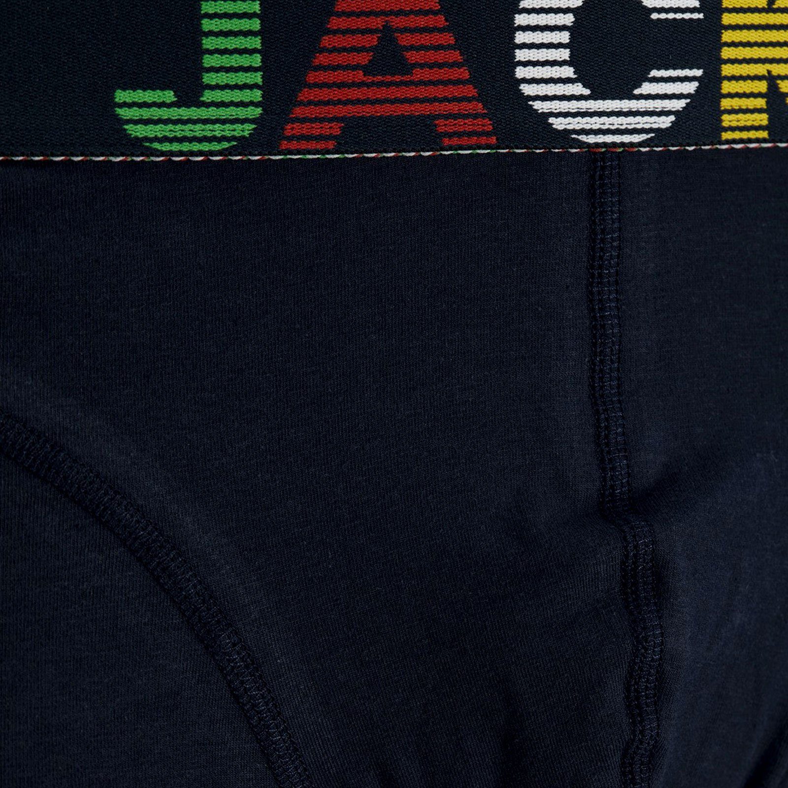 Jack (3-St) Jones Bund Trunk / blaze mit grey navy am dark melange & Markenschriftzug
