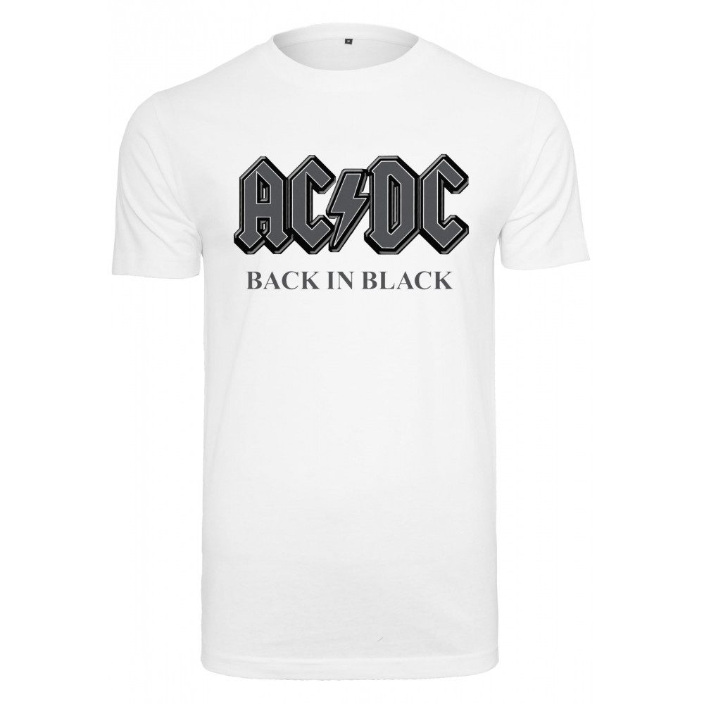 Merchcode T-Shirt acdc Back In Black günstig online kaufen