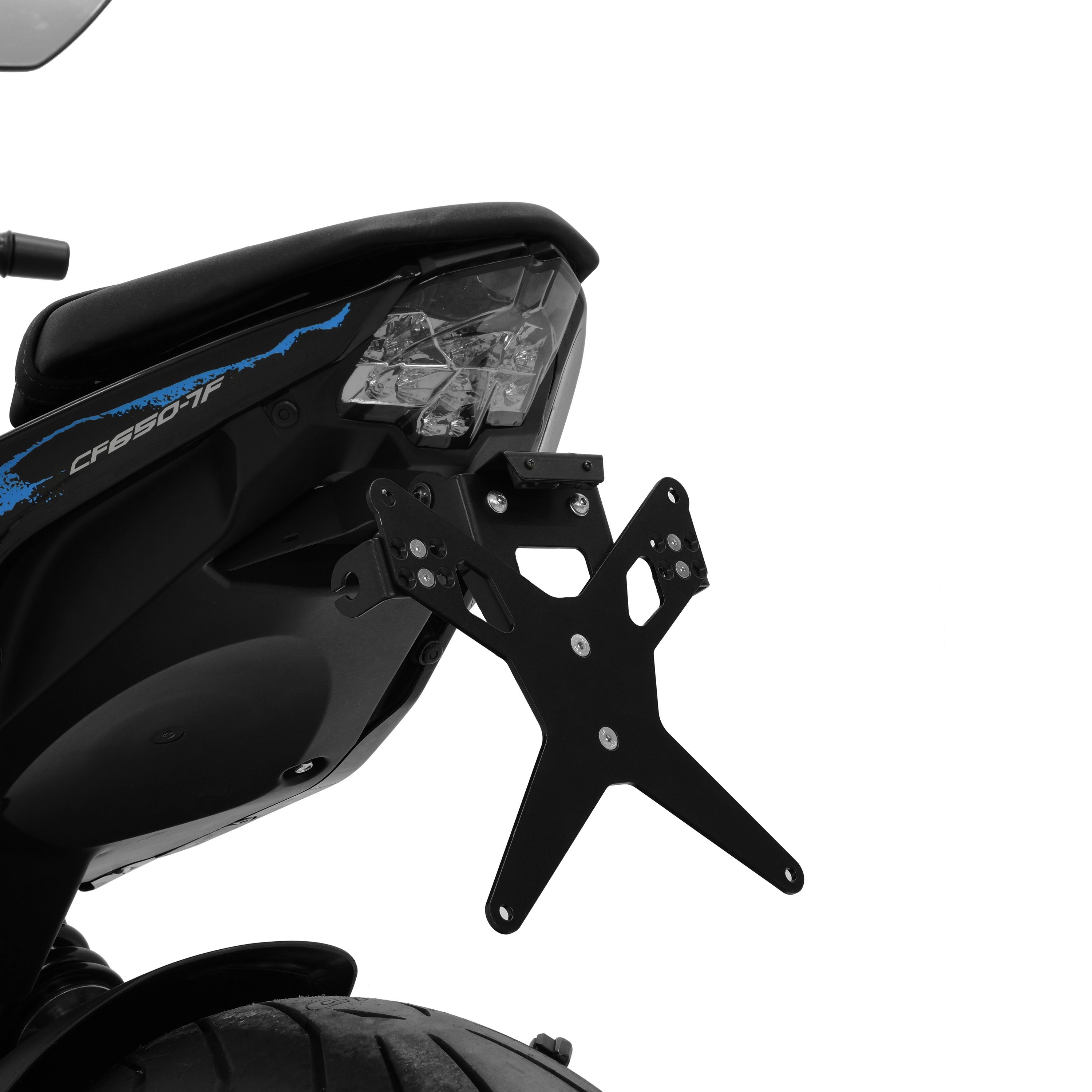 ZIEGER Kennzeichenhalter X-Line Kennzeichenhalter für CFMoto 650 NK