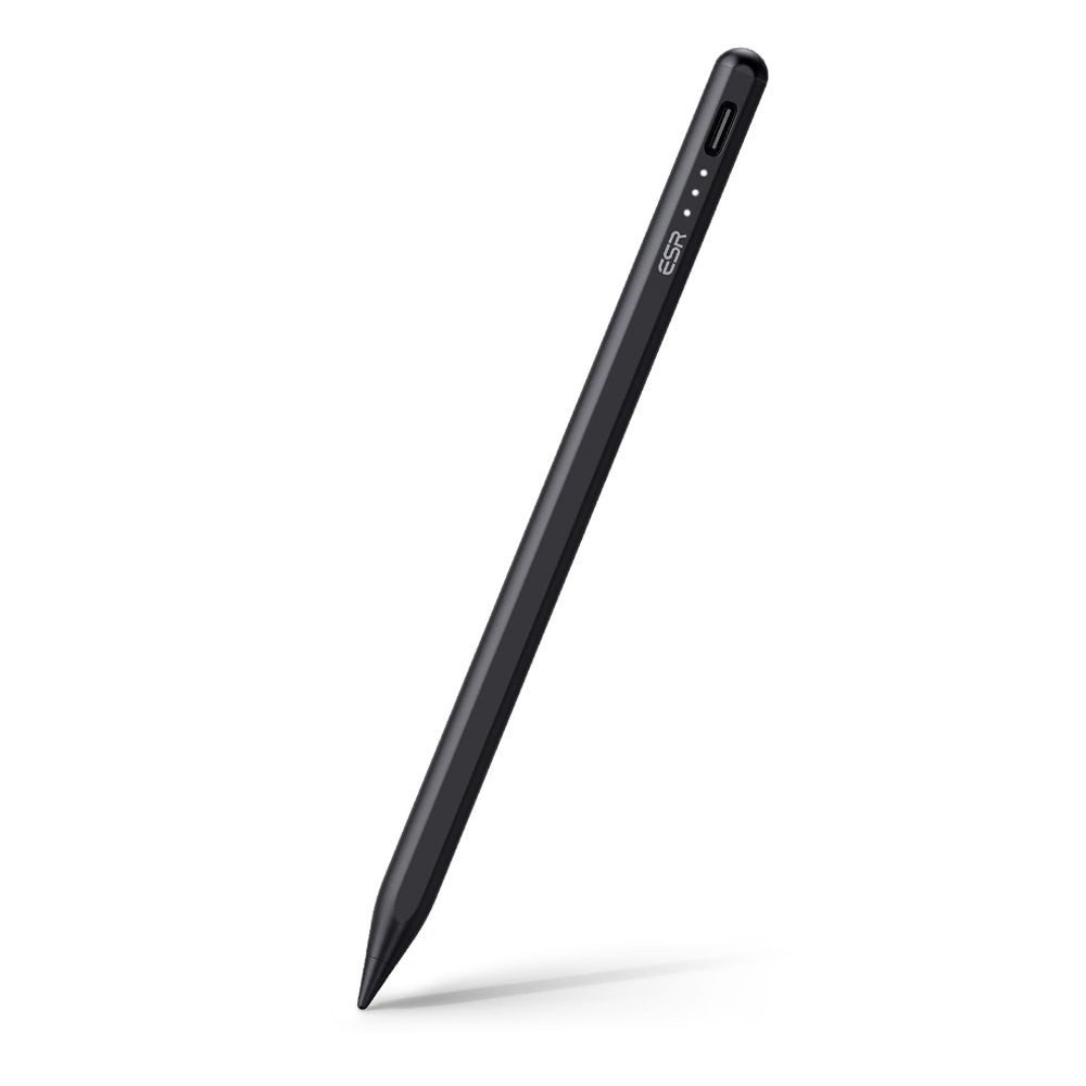 ESR Eingabestift Tabletstift Zeichenstift Digitalstift (Spar-Set, 1-St., 2 mm Spitze, präzise) Magnetisch, Neigungserkennung, LED-Anzeige, Auto-Aus