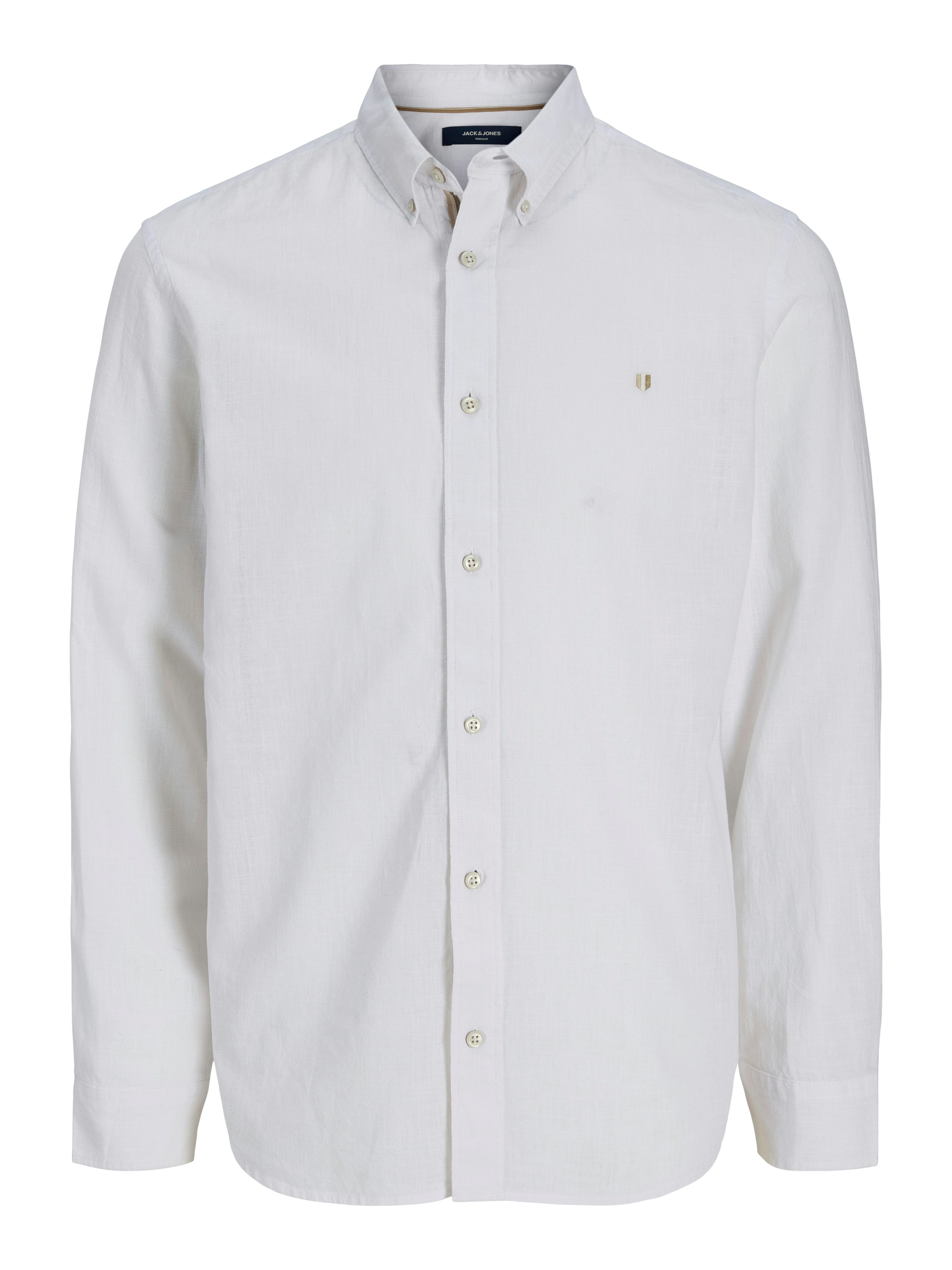 Jack & Jones Langarmhemd JPRBLUSUMMER LINEN BLEND SHIELD LS SHIRT günstig online kaufen