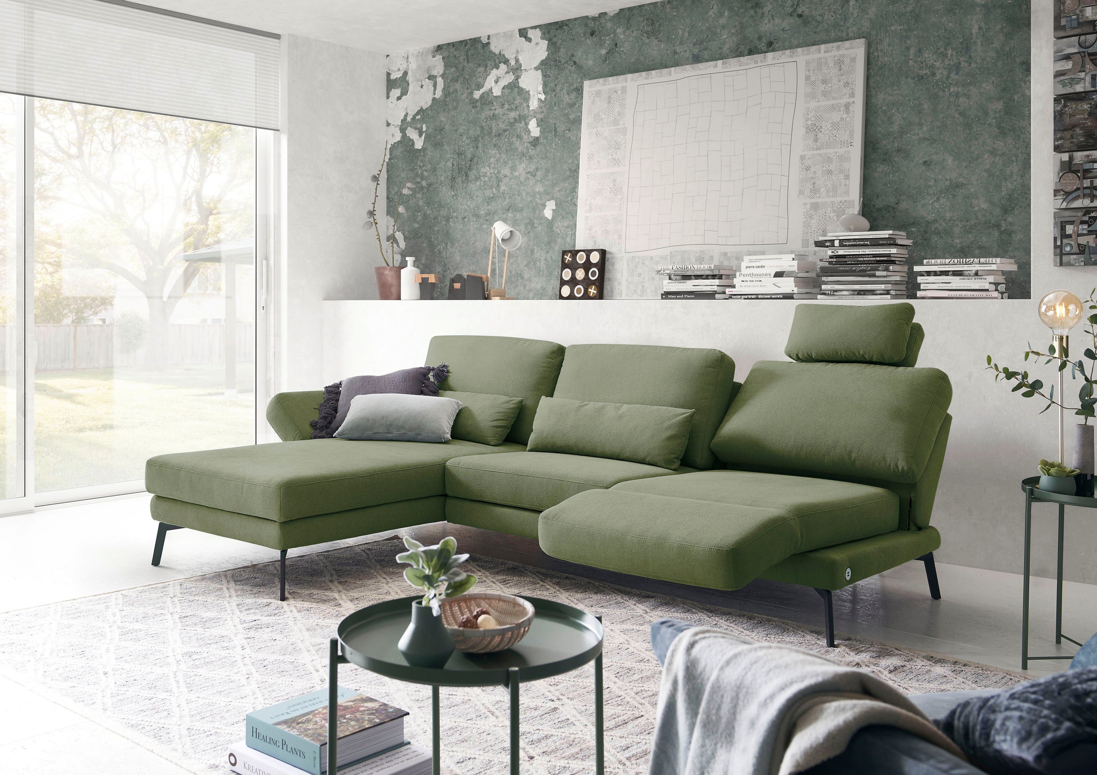3C Candy Ecksofa Kairo modernes Multifunktions-Sofa, bequem, L-Form, inklusive Drehsitz, Armlehnen- und Rückenverstellung, OTTOs Choice