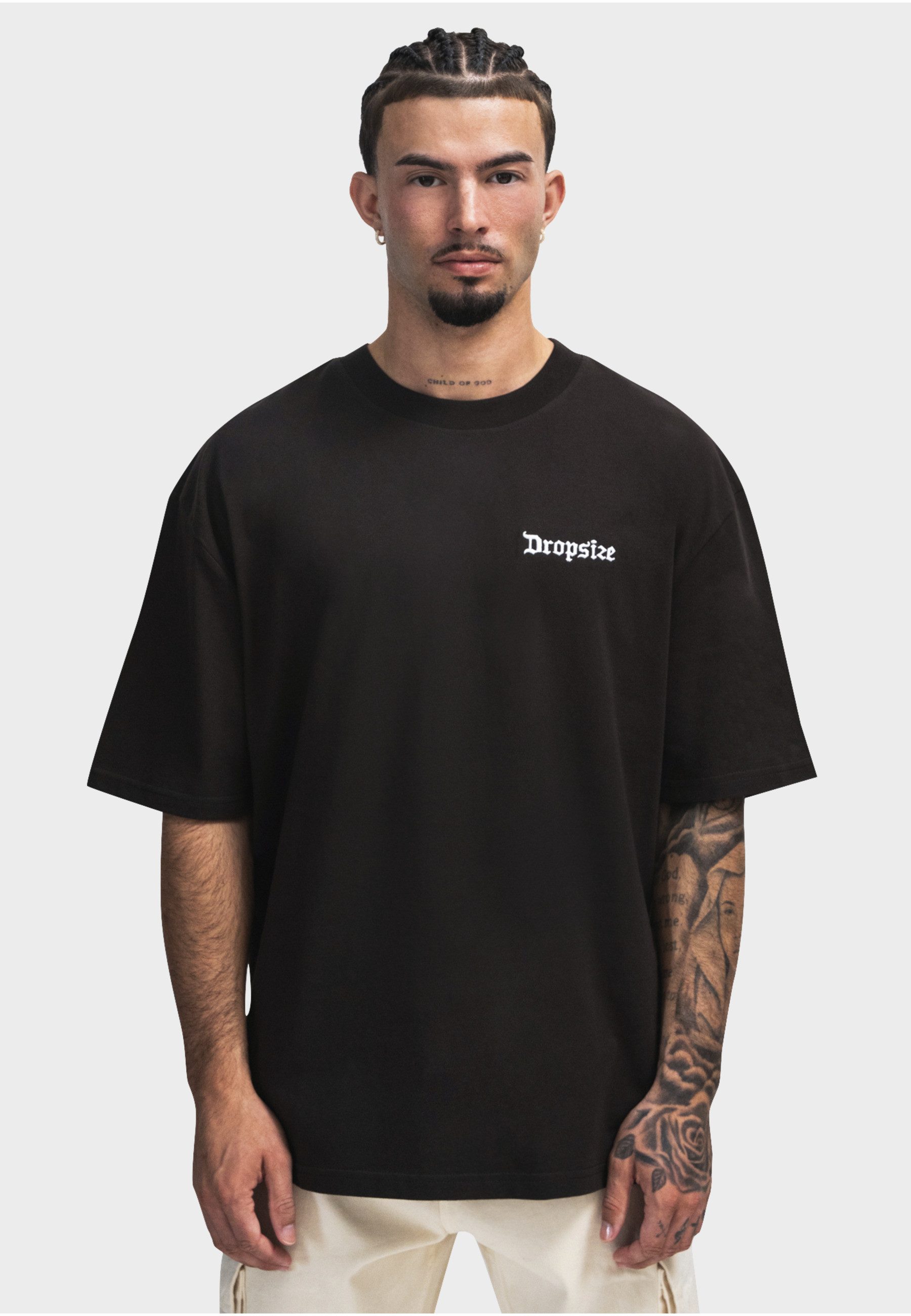 Dropsize T-Shirt Dropsize Herren Heavy Cloud Dove T-Shirt (1-tlg)