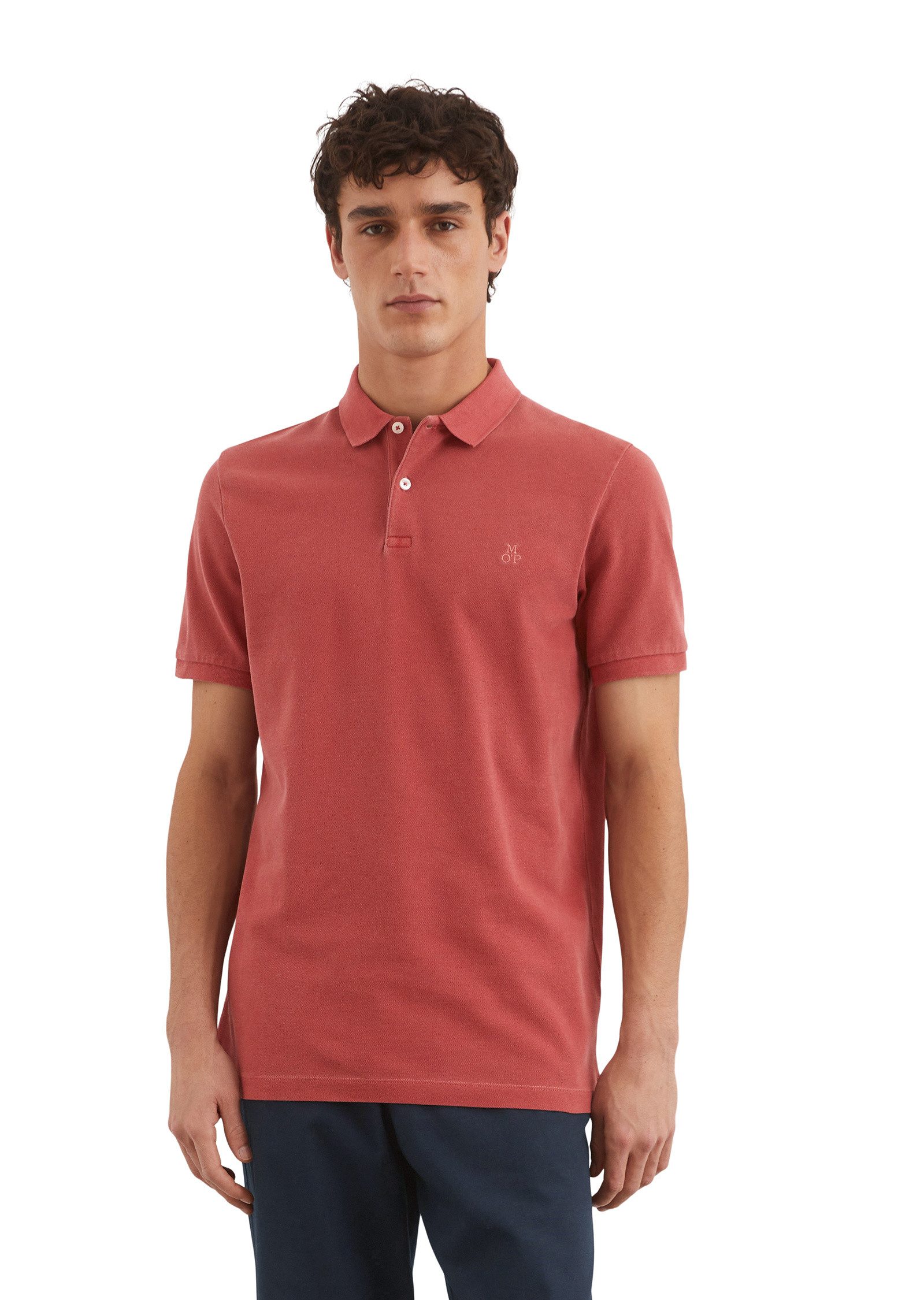 Marc OPolo Poloshirt "aus Bio-Baumwoll-Stretch" günstig online kaufen