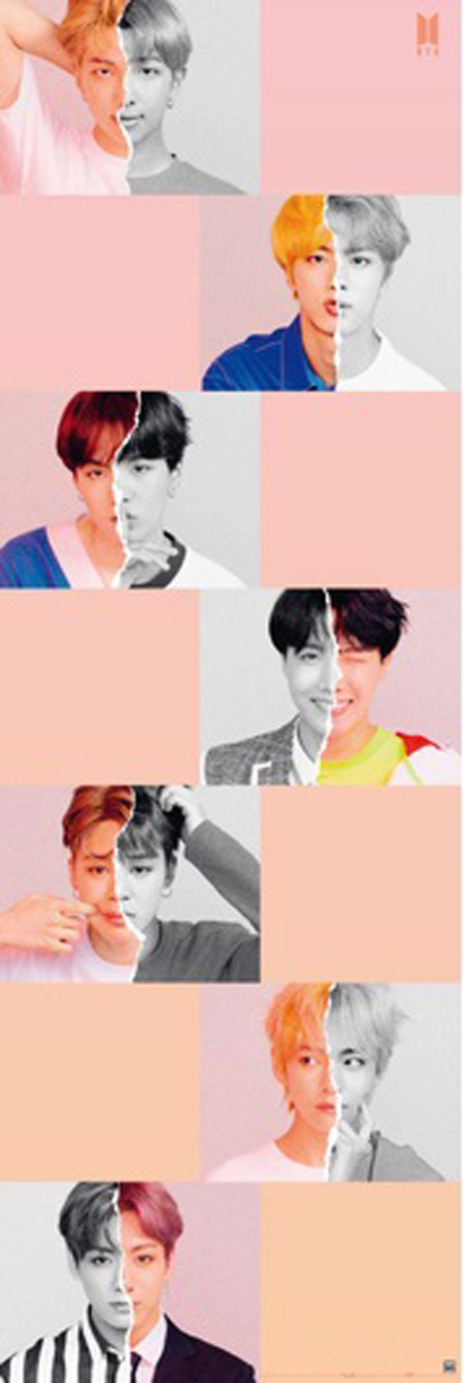 Poster BTS - Türposter - Selfie günstig online kaufen