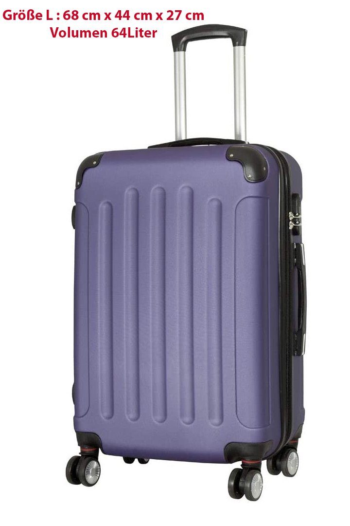 MONOPOL® Hartschalen-Trolley Hartschalen-Trolley Reisekoffer ABS Hartschale günstig online kaufen