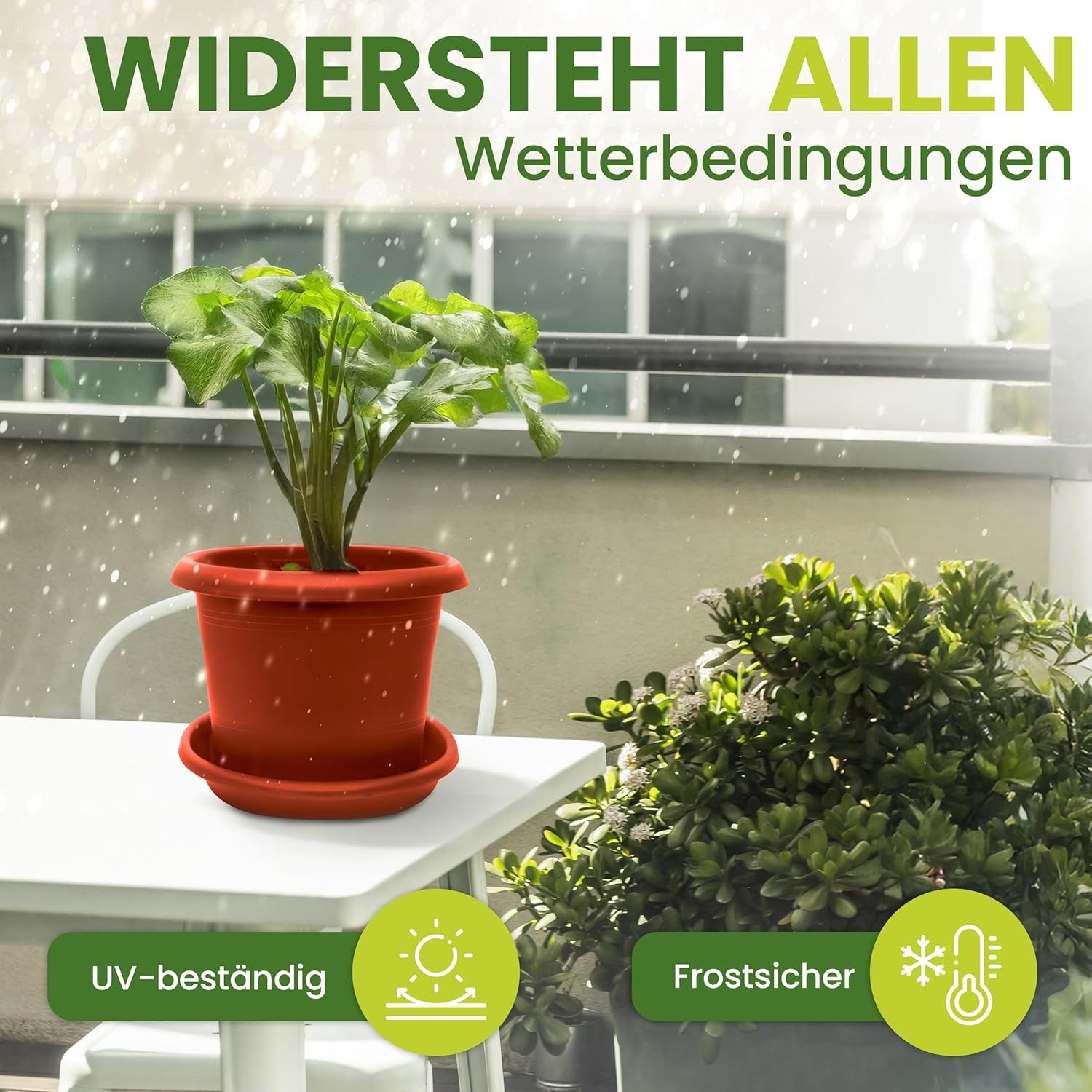 Centi Pflanzkübel Blumentopf in Terracotta mit günstig online kaufen