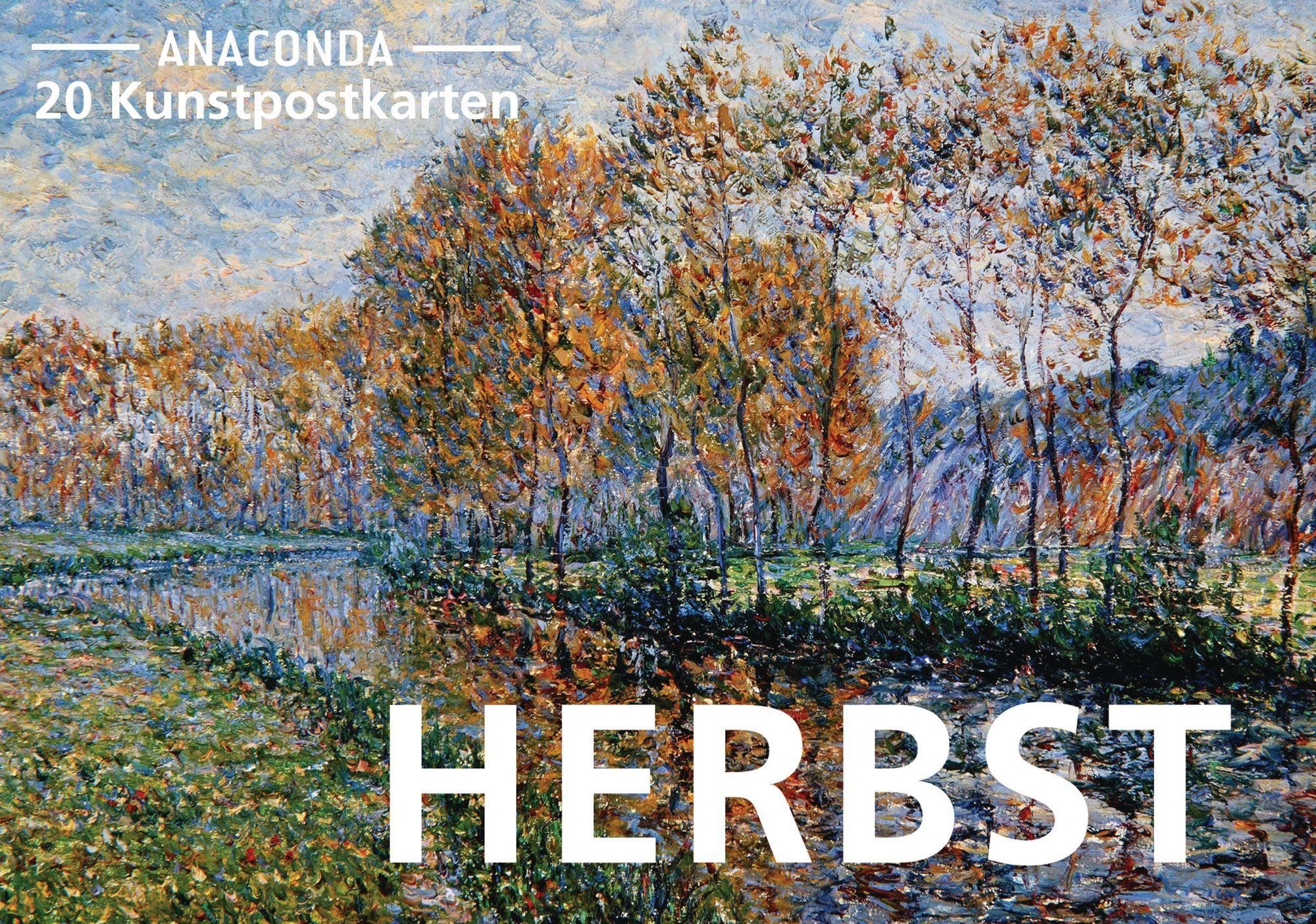 Anaconda Verlag Grußkarten Postkarten-Set Herbst
