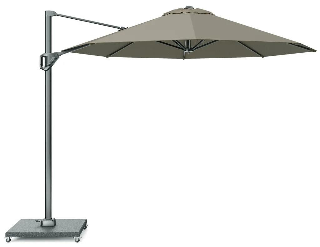 Ampelschirm Venezuela T1 Ampelschirm 300x300x243cm Polyester Anthrazit Taupe