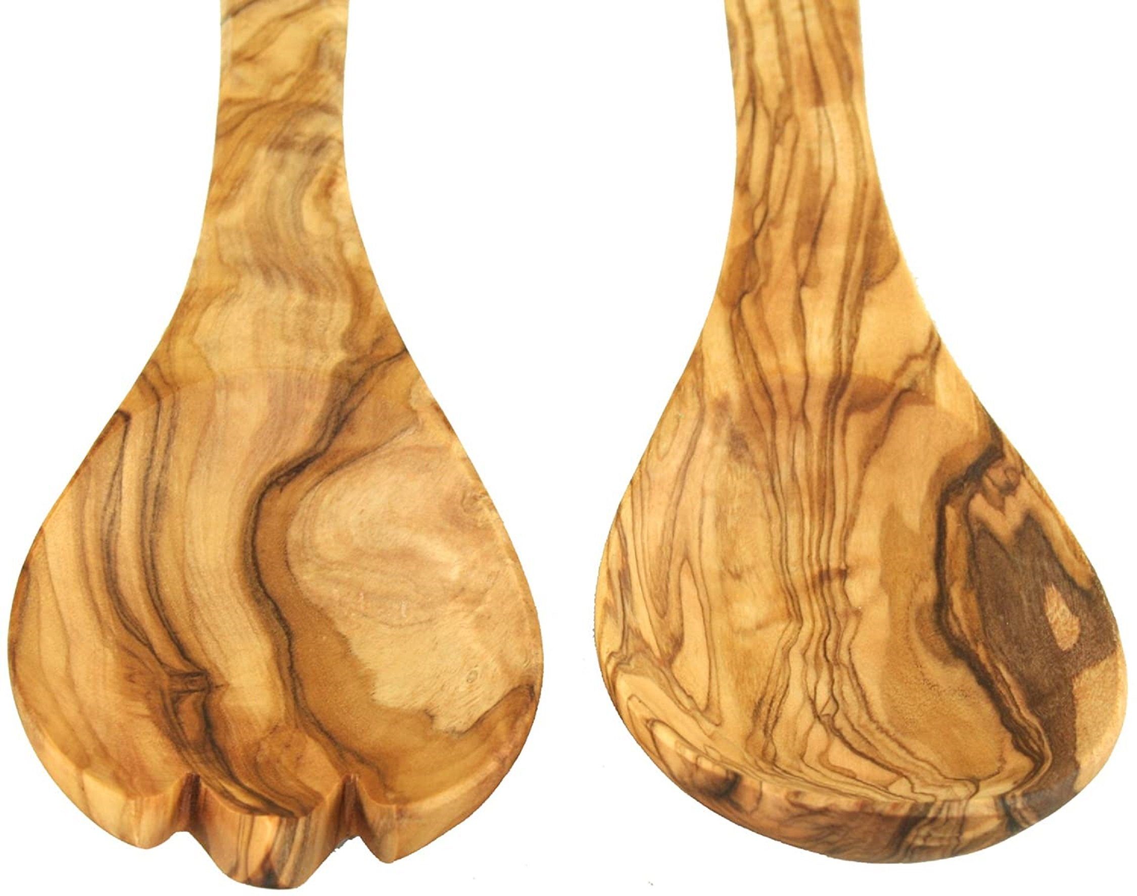 Soapbrothers Besteck-Set Besteck Olivenholz für die Küche, als Set zwischen zwei bis 6 Teilen (2-tlg), 10 Personen, Olivenholz