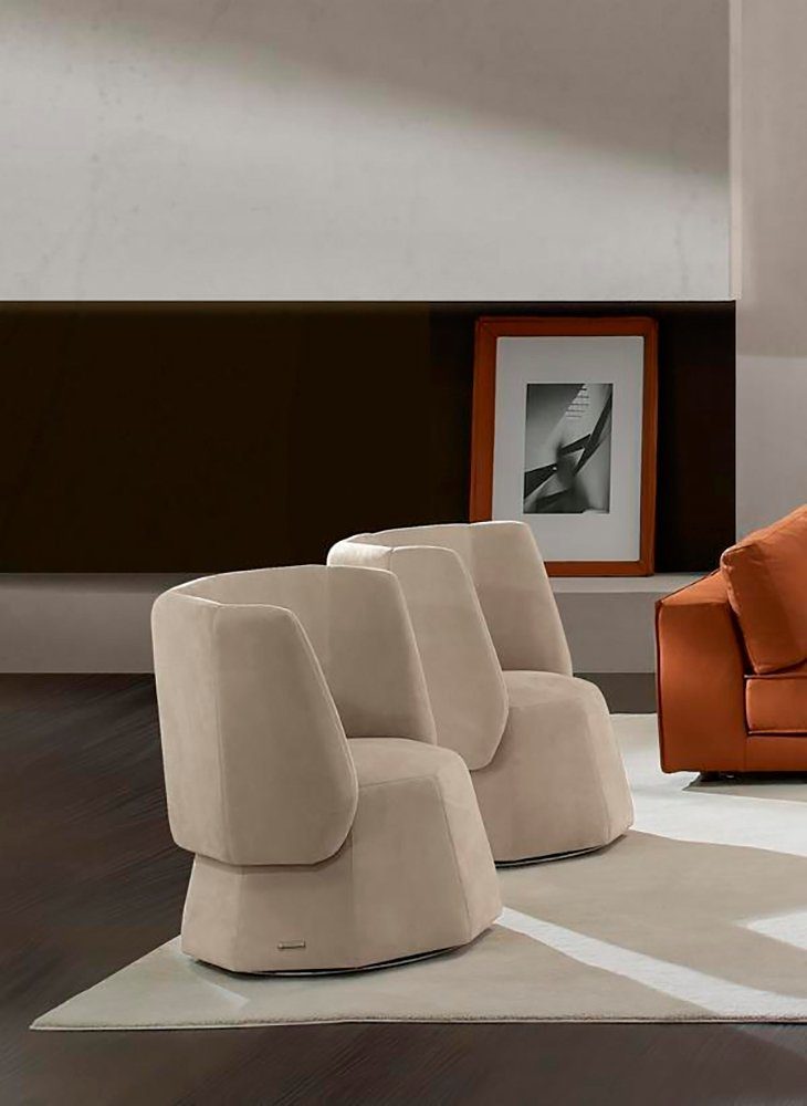 JVmoebel Sessel Design Sessel Made Europe Möbel Luxus in Sitz (Sessel), Modern Textil Lehn Einsitzer 1