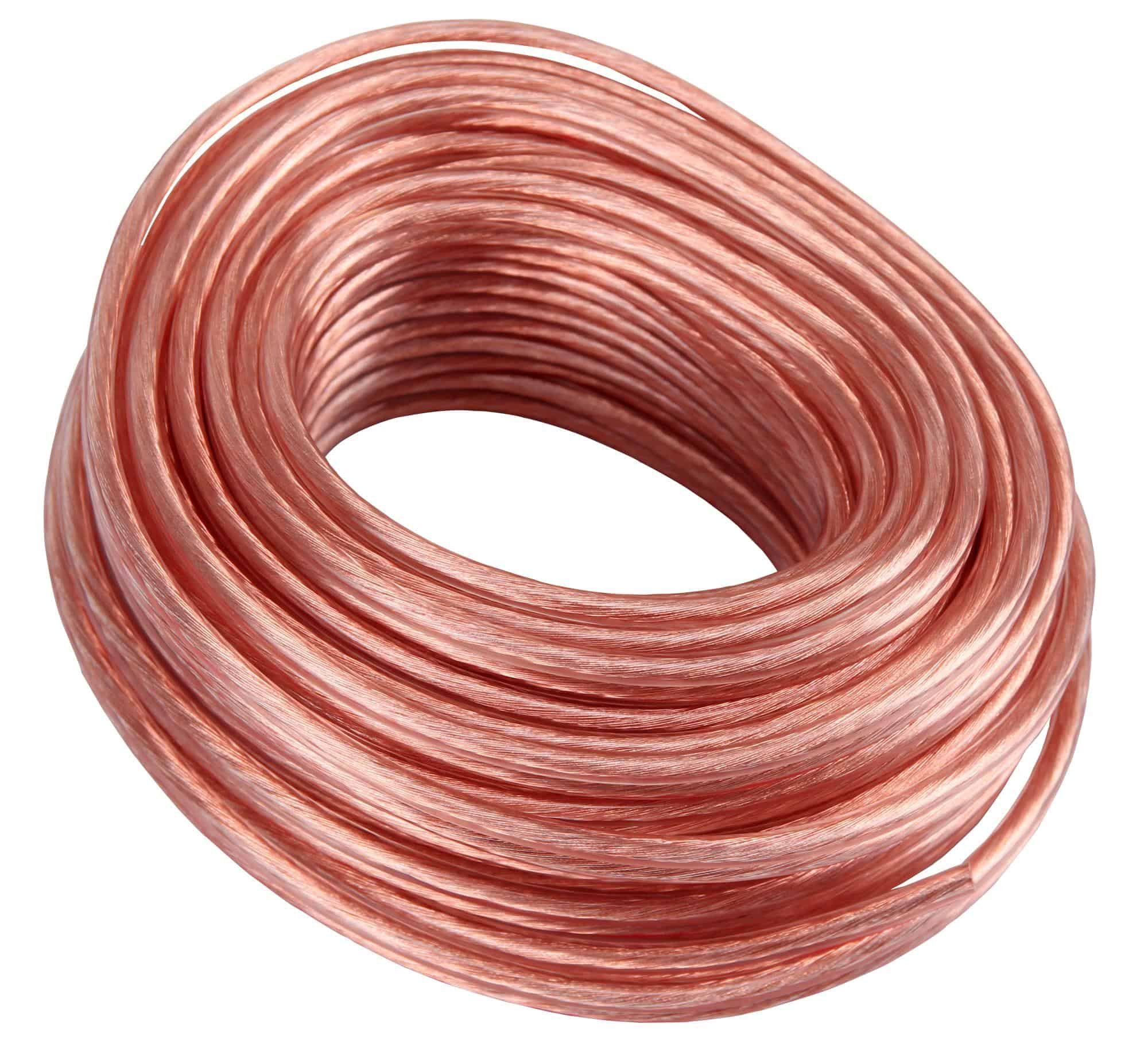 McGrey Lautsprecherkabel 2-adrig mit Polaritätskennzeichnung Audio-Kabel, Rohkabel, (1000 cm), ideal für Heimkino-, Sourroundanlagen und Hi-Fi