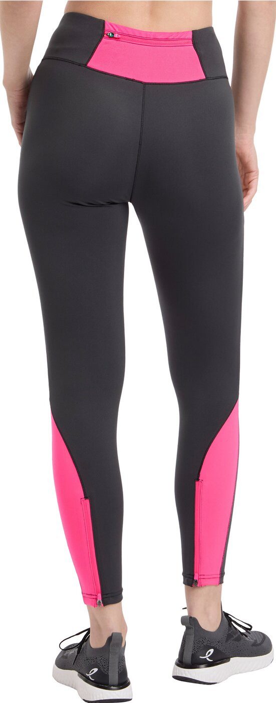 Energetics Laufhose Da.-Tight Thea 1/1 W ANTHRACITE/PINK