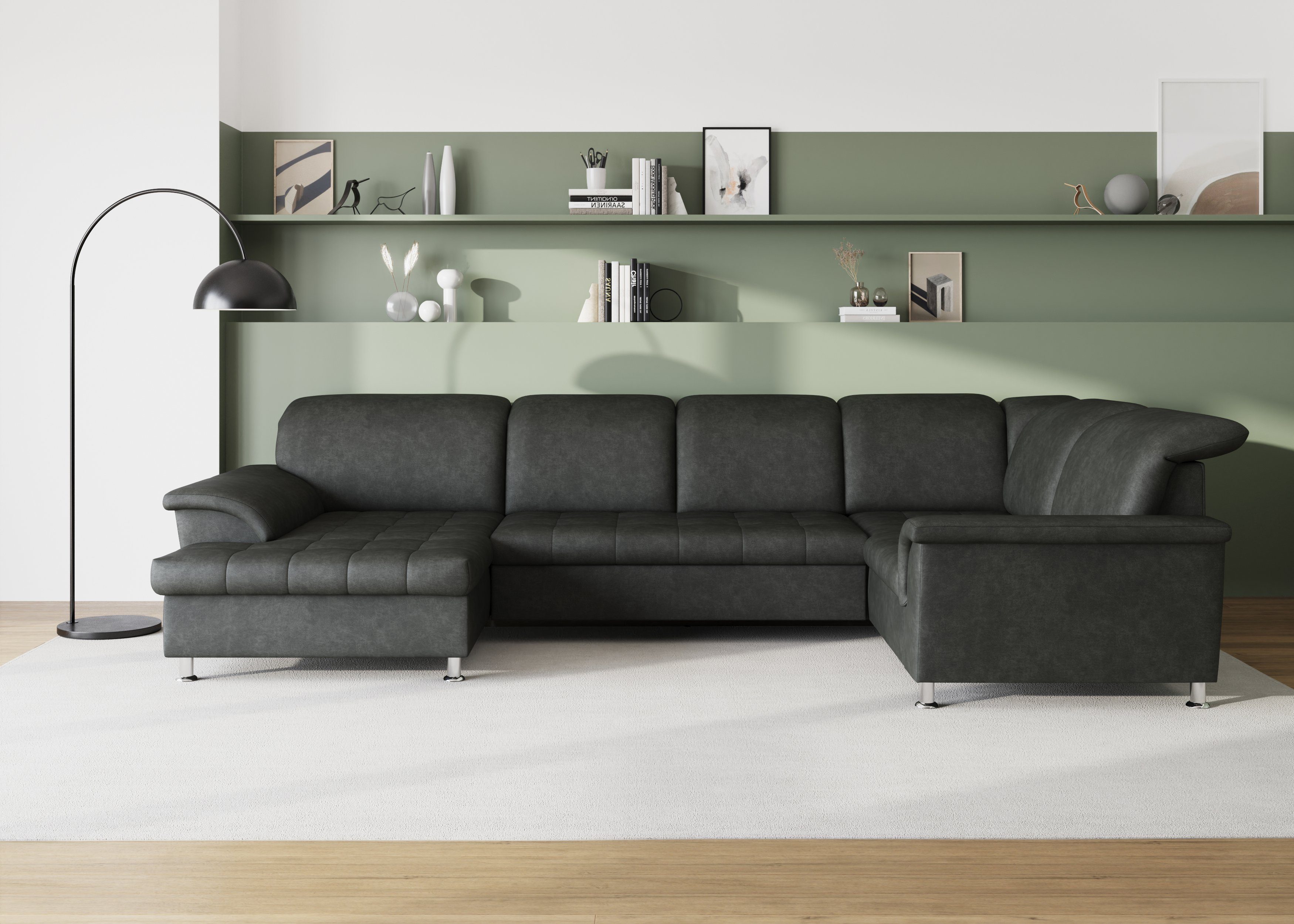 DOMO collection Wohnlandschaft "Franzi optional mit Bettfunktion, Bettkaste günstig online kaufen