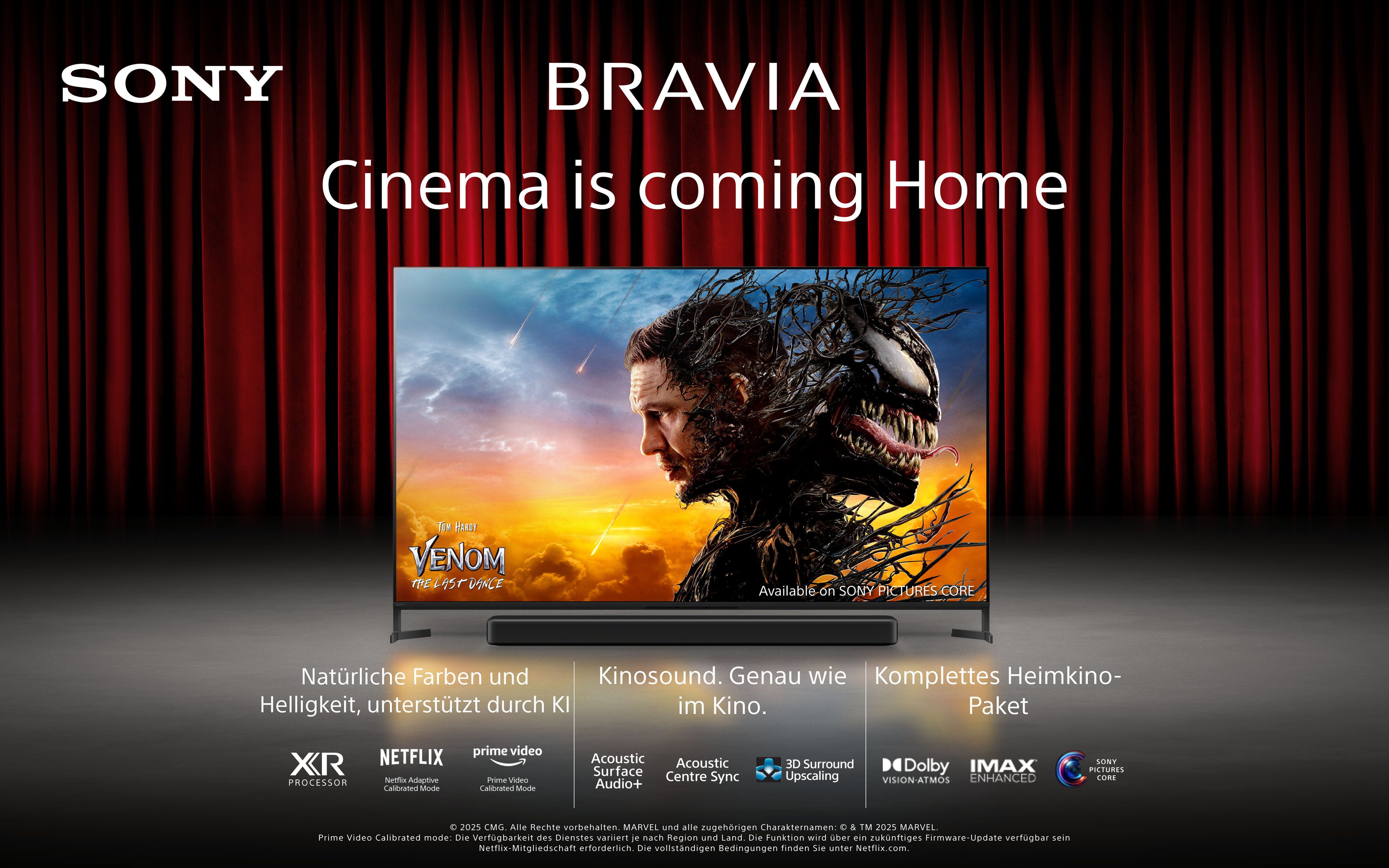 Sony 55 Zoll TV BRAVIA 5 + BRAVIA Theatre Bar 6 Mini-LED-Fernseher (139 cm/55 Zoll, 4K Ultra HD, Android TV, Google TV, Smart-TV)