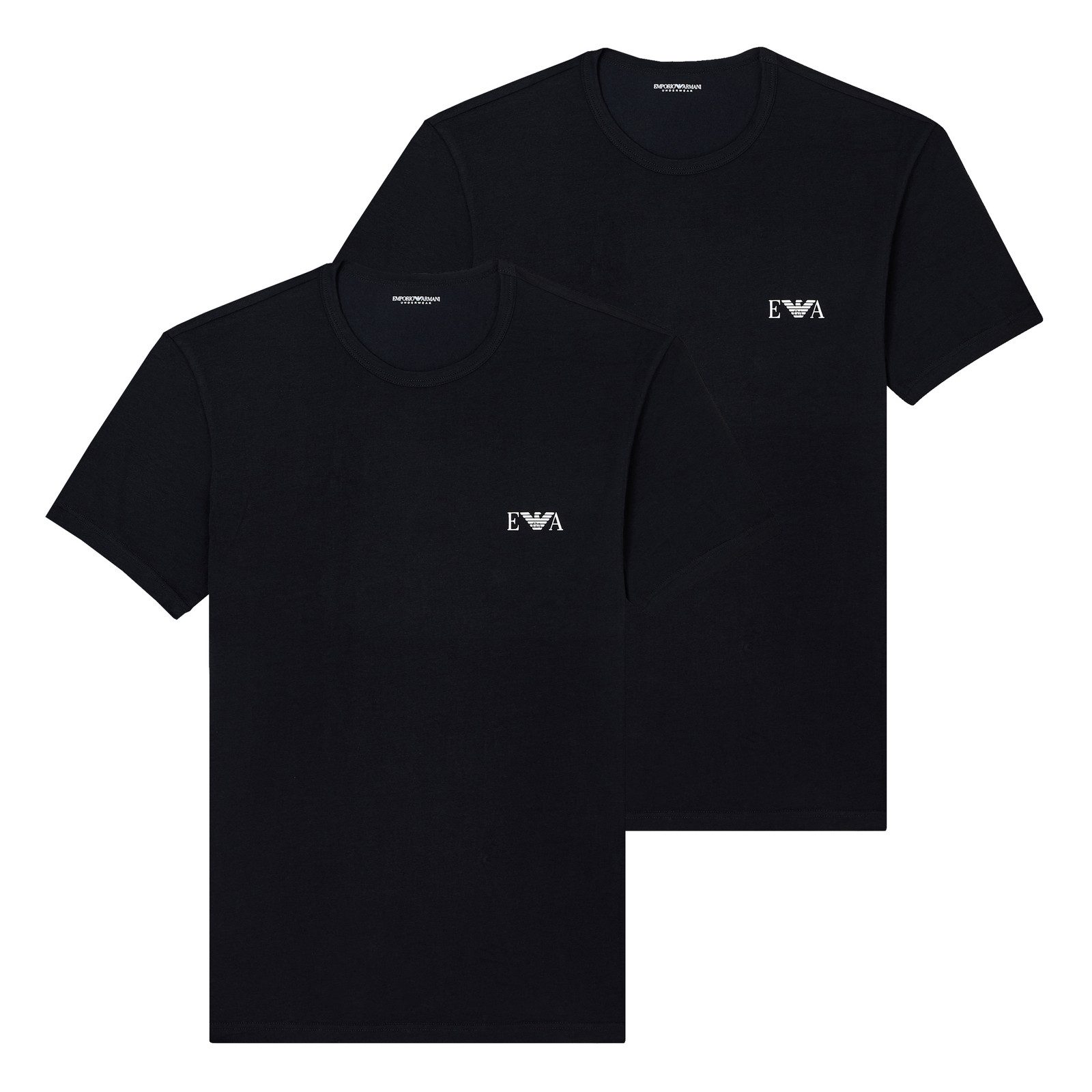 Emporio Armani Unterziehshirt 2er Pack T-Shirt (2-St., 2 Stück) mit Logo günstig online kaufen