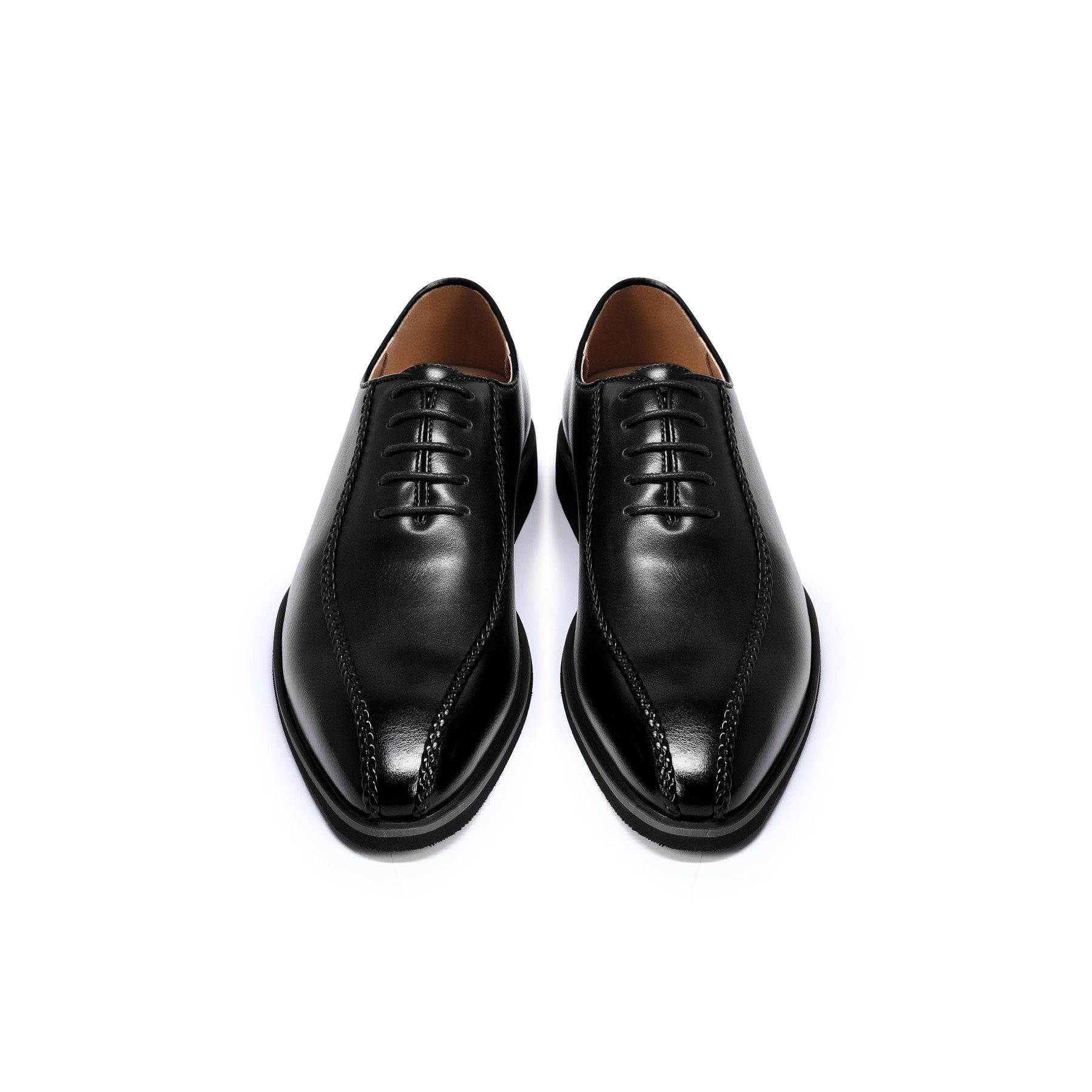 Allthemen Schnürschuh Herren Business-Schnürschuhe Elegant mit Edler Flechtnaht