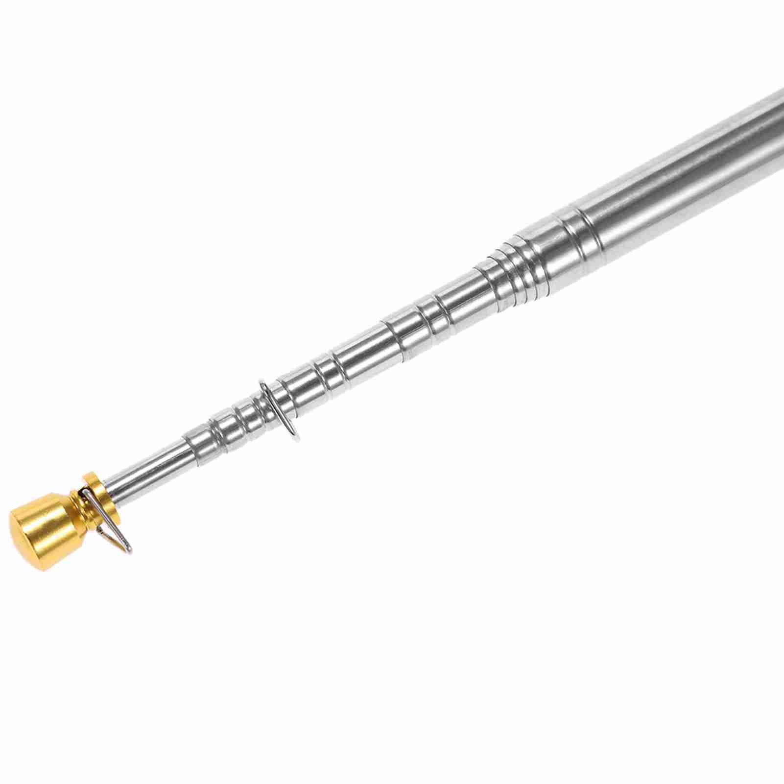 GARRYFIZH Fahnenmast Fahnenstange Flag Pole Flaggenstock Teleskop Fahnenstange, 2 Meter ausziehbarer, verdickter Edelstahl