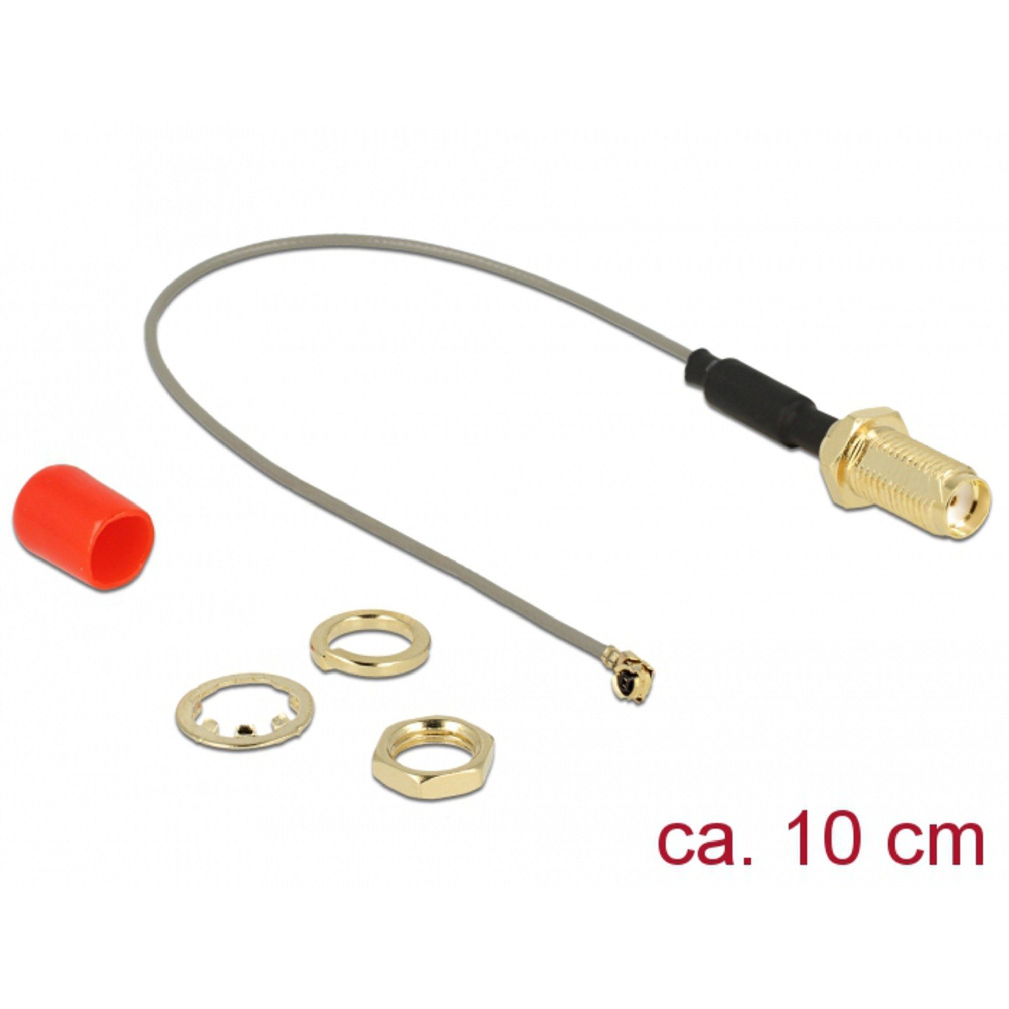 Delock DeLOCK Antennenkabel SMA (Buchse zum Einbau) > MHF SAT-Kabel