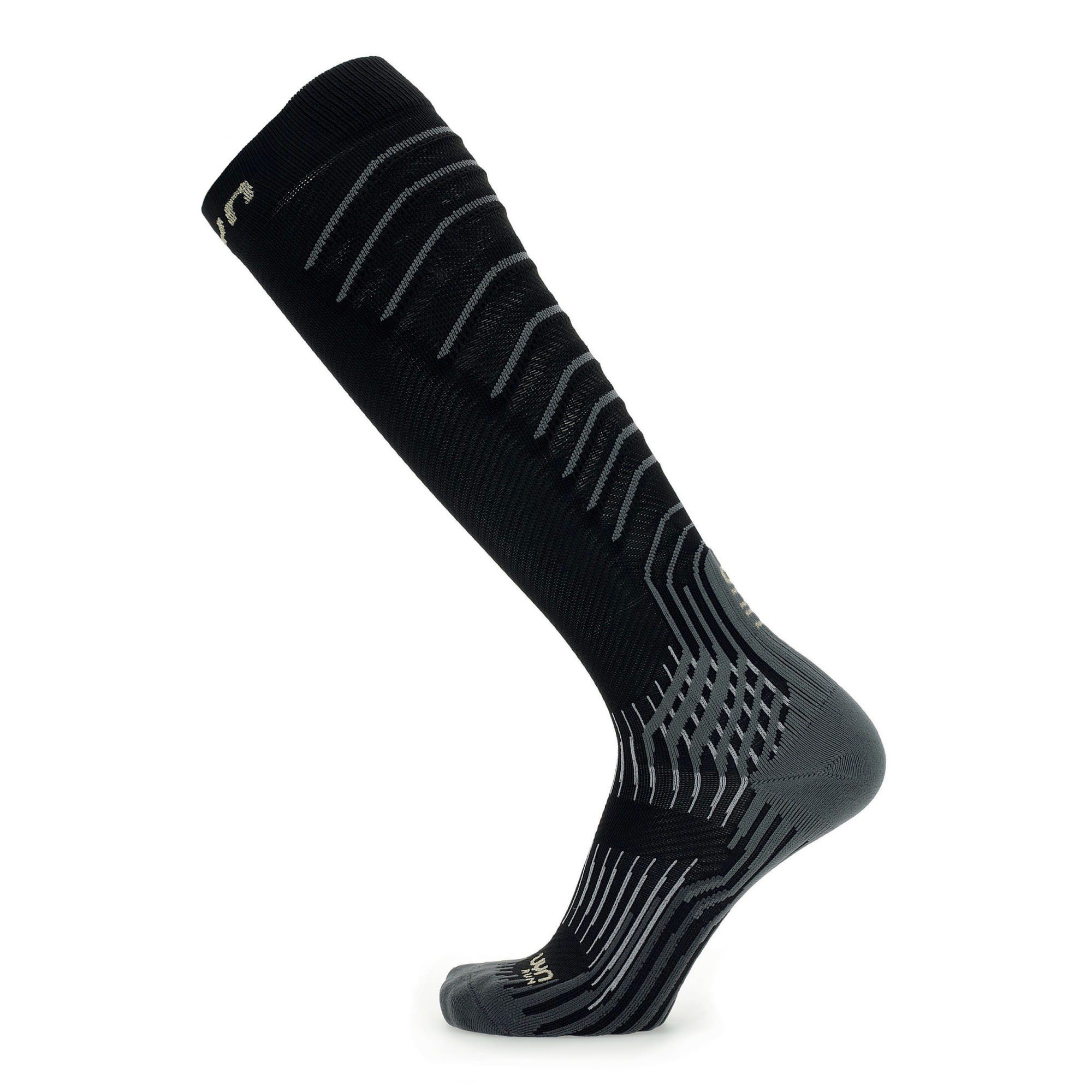 UYN Thermosocken Uyn W Run Compression Onepiece 0.0 Socks Damen Black - Grey