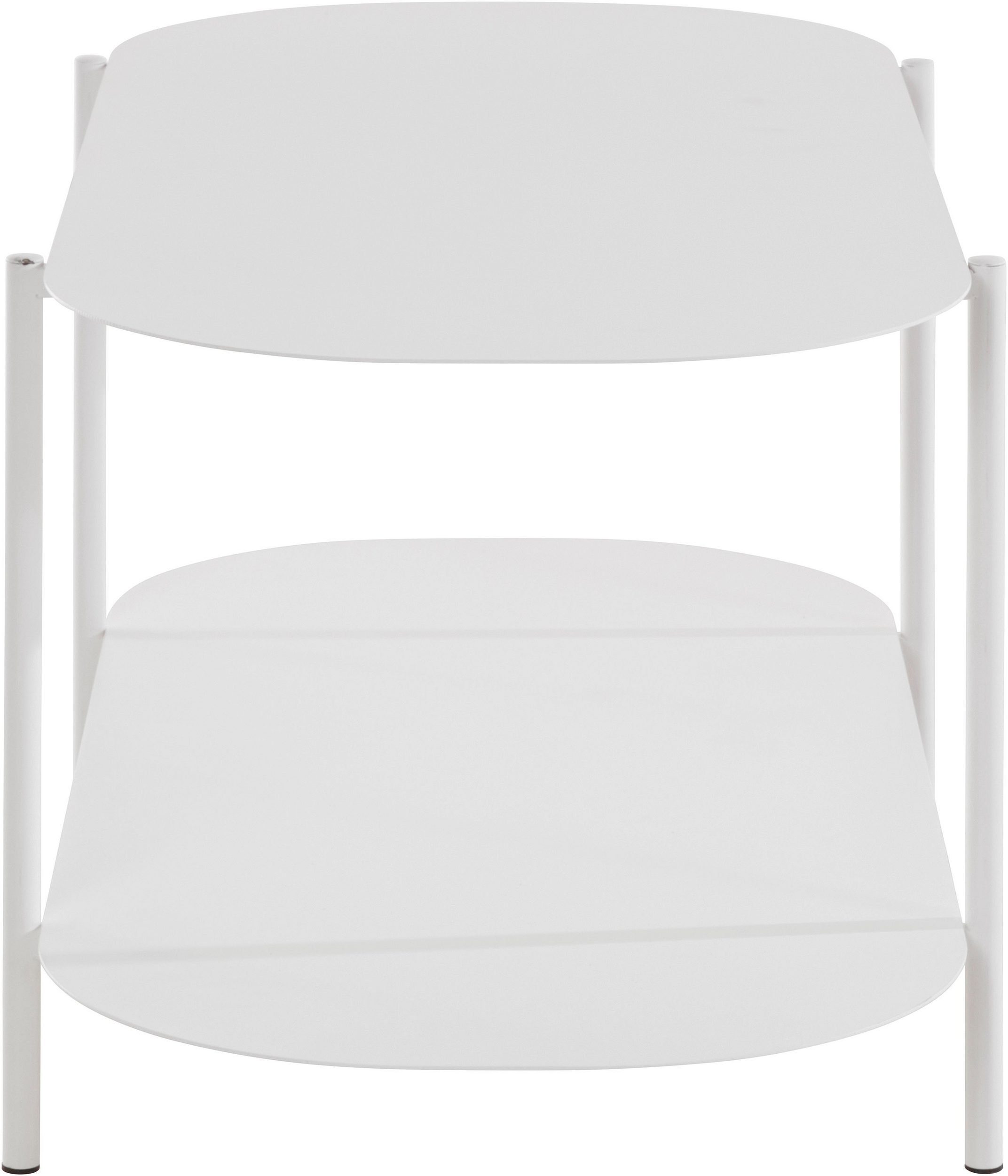 loft24 Couchtisch Joey, Wohnzimmertisch aus Metall, oval, Breite 100 cm