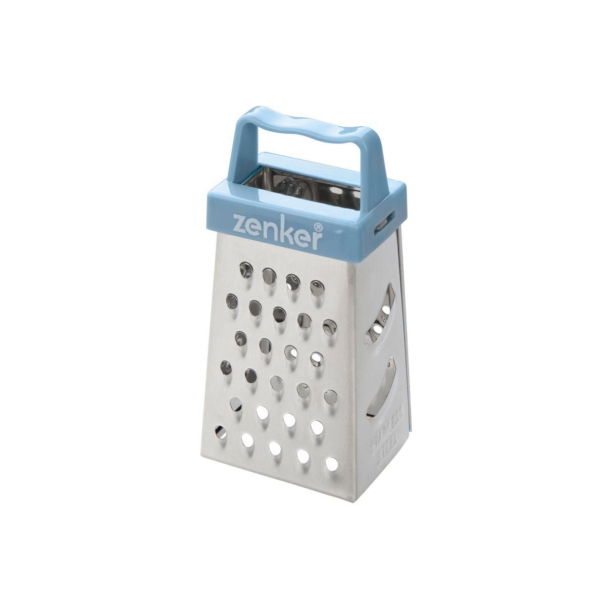 Zenker Vierkantreibe Mini Multireibe Edelstahl, ice blue