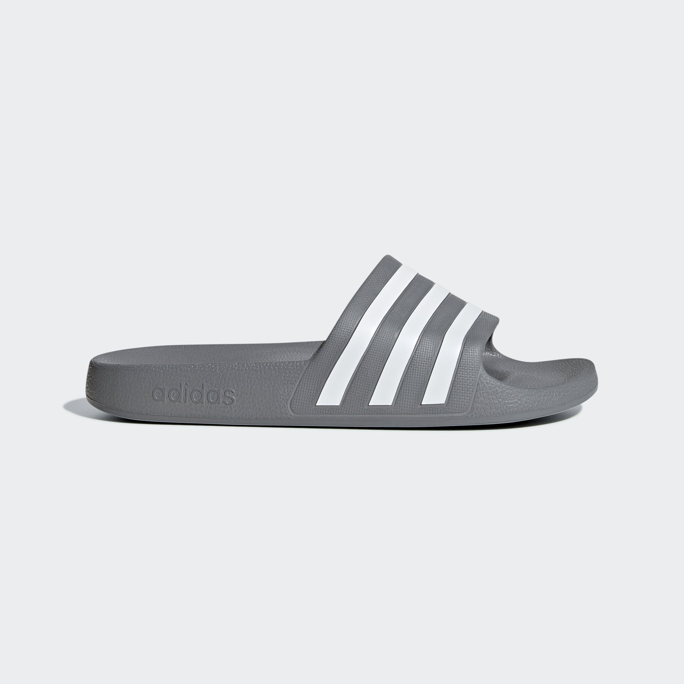 adidas Sportswear AQUA ADILETTE Badesandale Grey Three Cloud Grey / Three / White