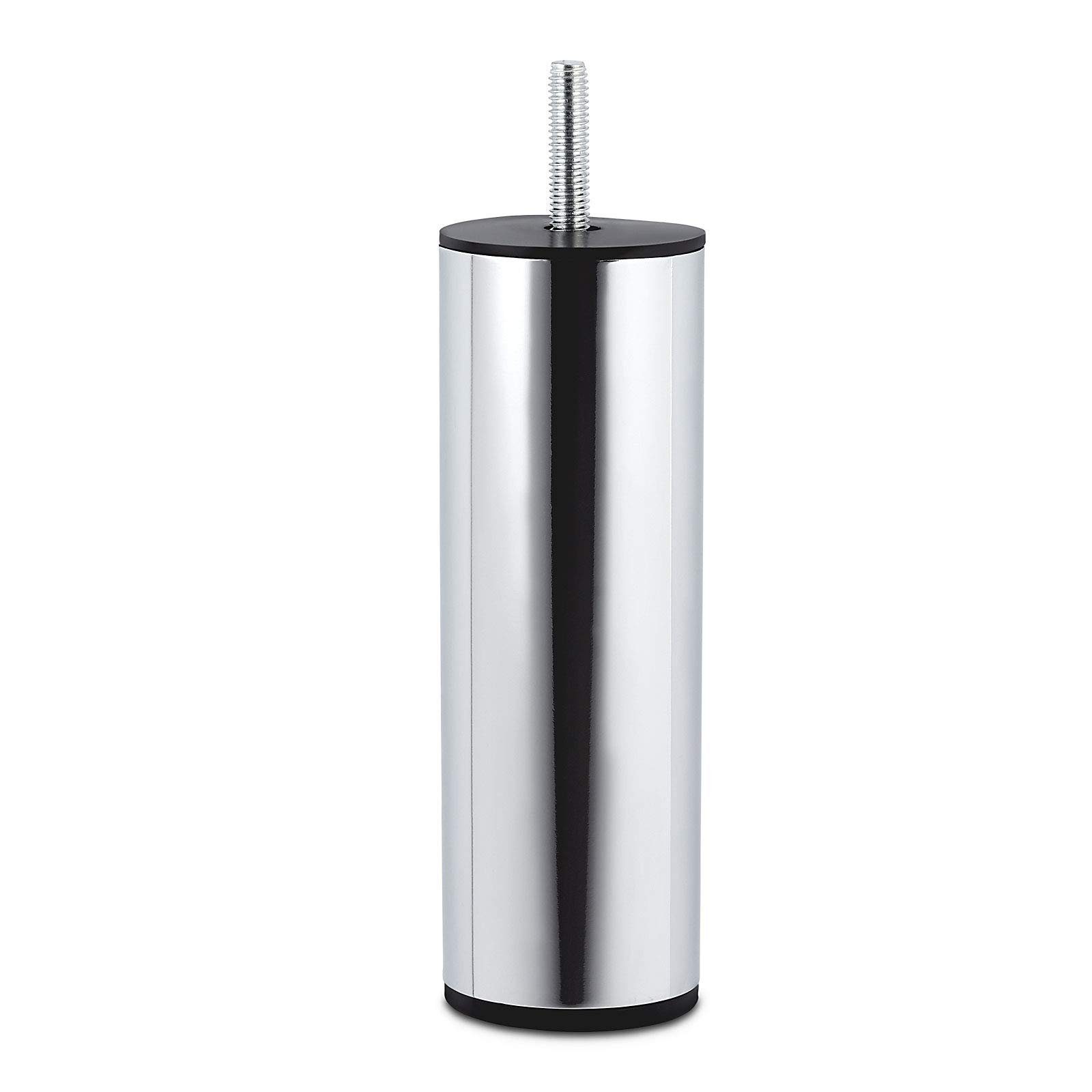 SO-TECH® Möbelfuß 4er Set UNIFORM Ø 50 / H 150 mm Chrom poliert, Schrankfüße Sofafüße Bettfüße