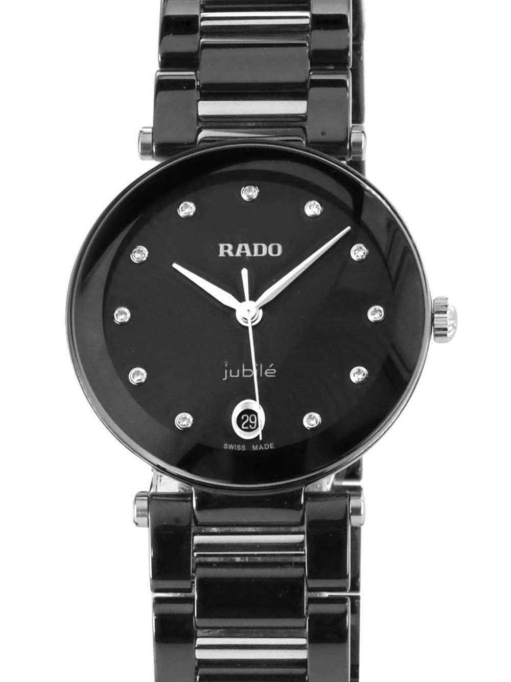 Rado Schweizer Uhr Damen Uhr R22243703 LaCoupole Diamonds Ø 31 mm, Hightech-Keramik
