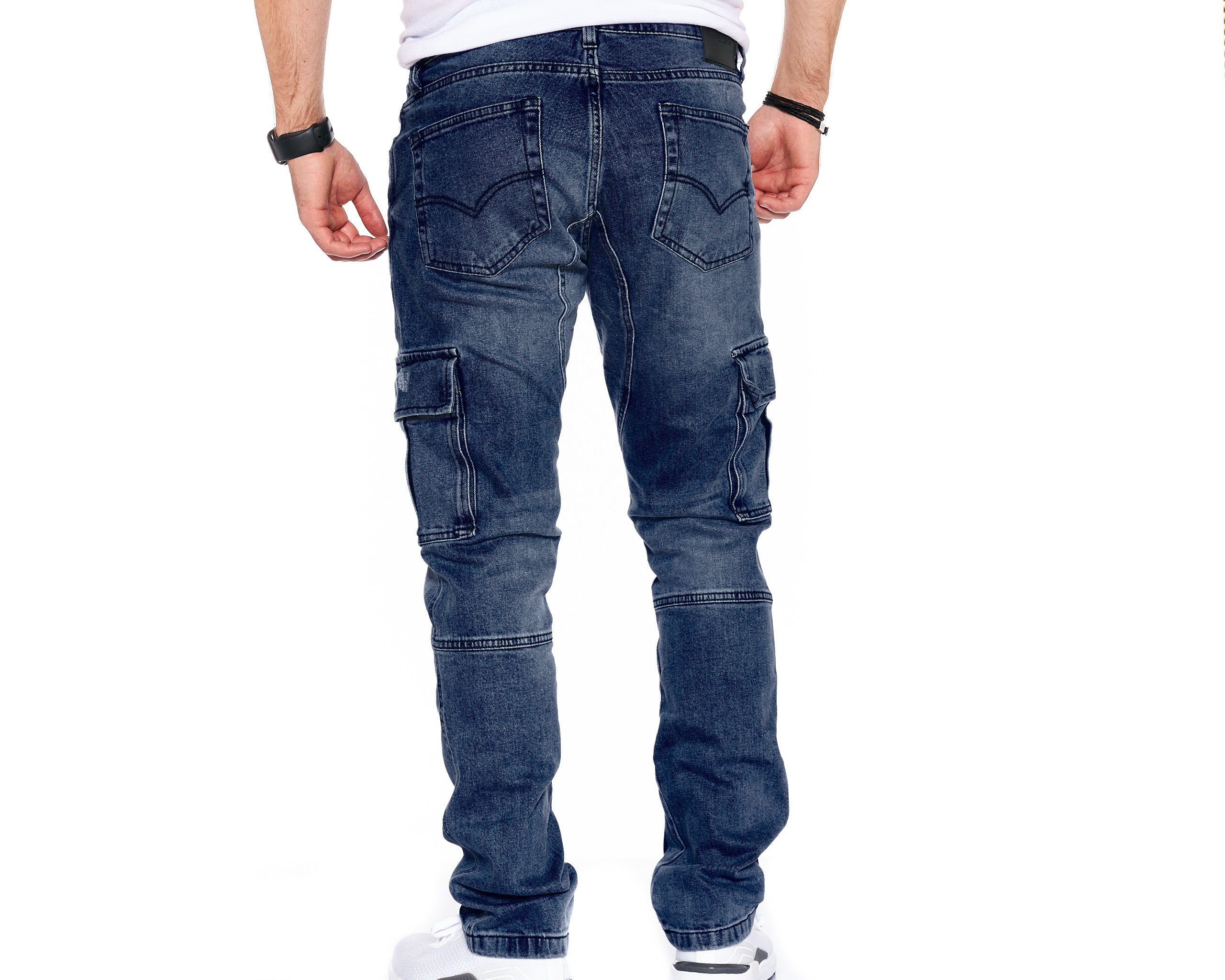 Styleko Chinohose 8004 Styleko Cargohose Herren Jeans Cargohose männer Jeans Cargohose