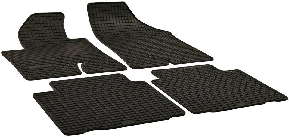 WALSER Passform-Fußmatten (4 St), für Hyundai ix55 Geländewagen, für  Hyundai ix55 09/2006-Heute