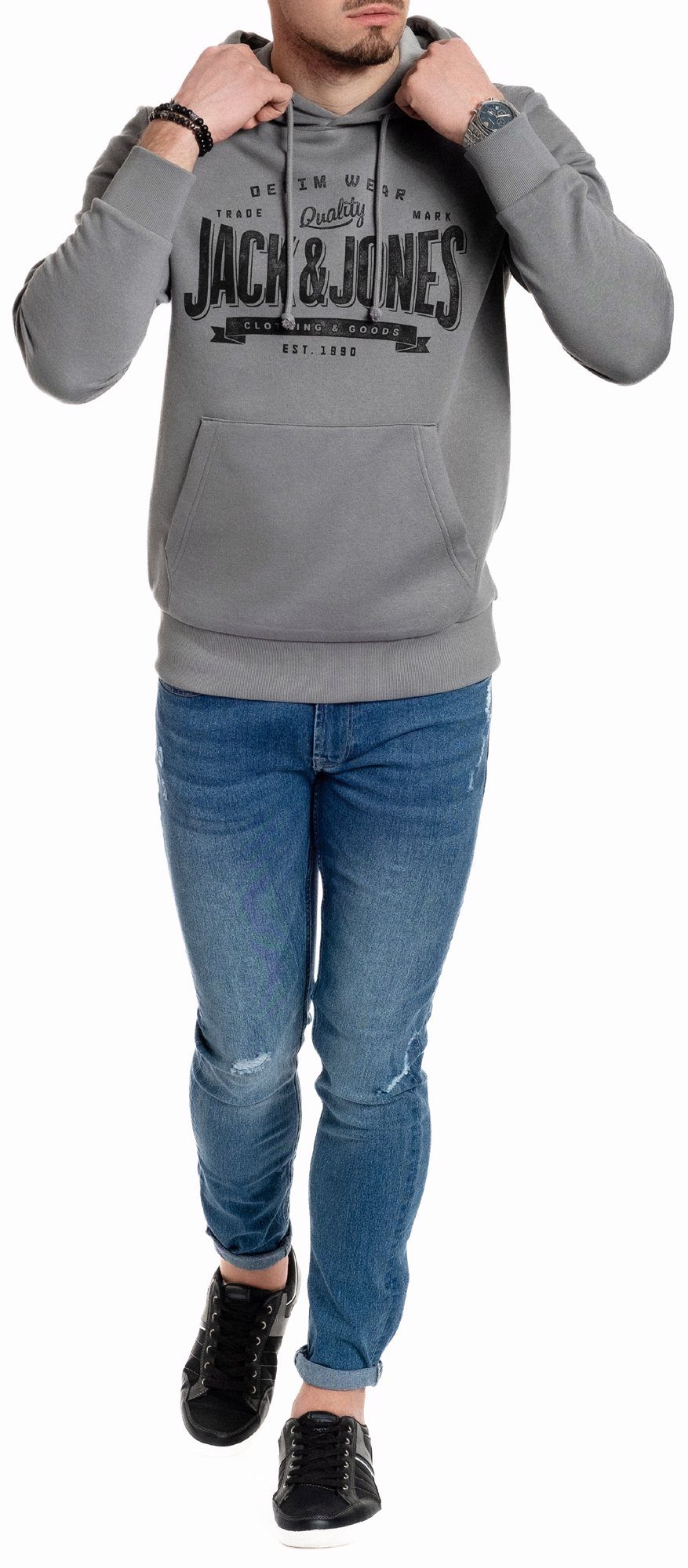 Jack & Jones Kapuzensweatshirt mit Kängurutasche