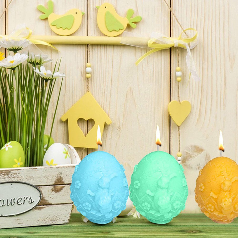 Huhn Mit Schleifen Silikonform - Kerzen & Seife Gussform 10,7x15,6cm