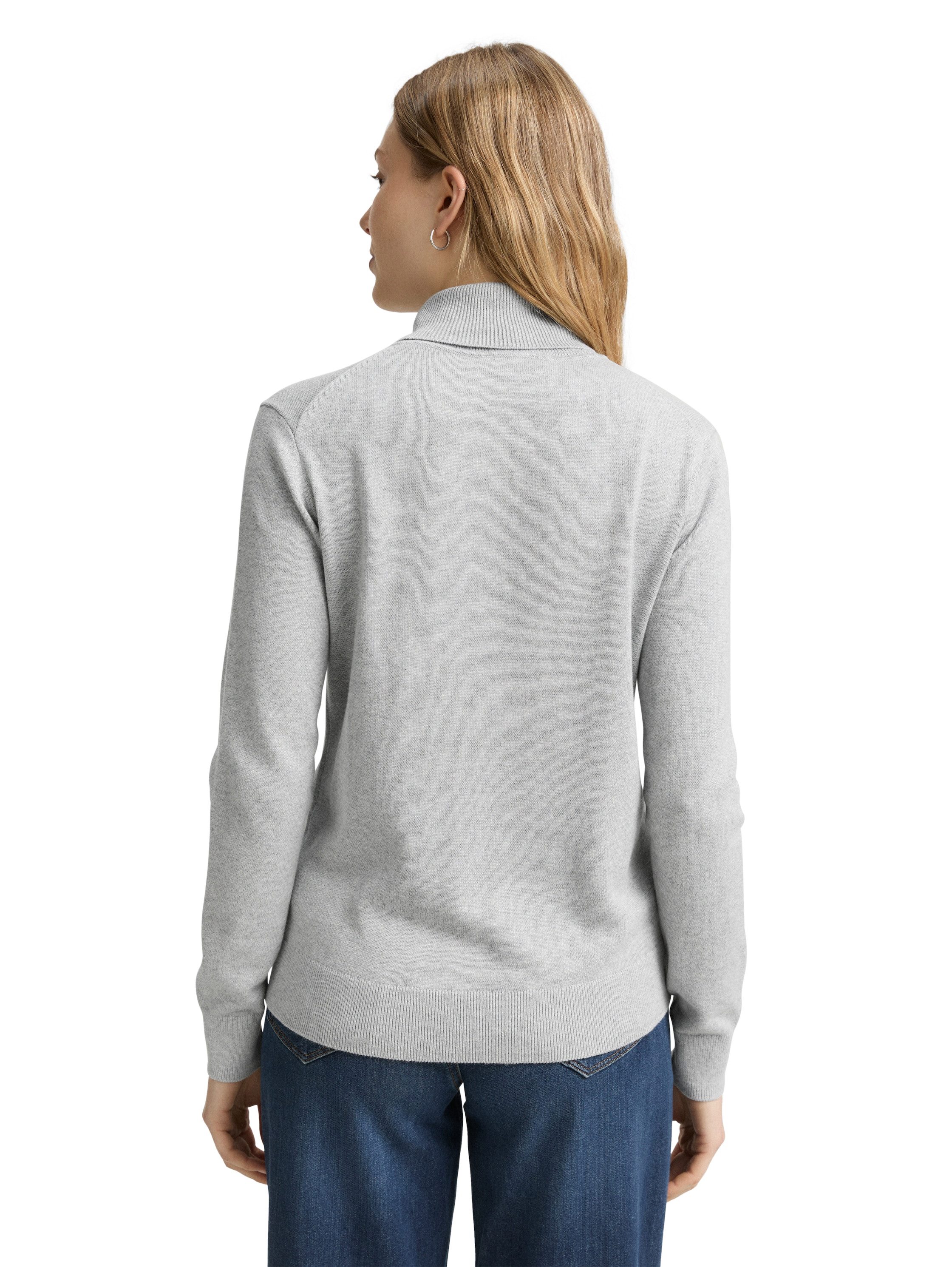 TOM TAILOR Rollkragenpullover mit Rippbündchen günstig online kaufen