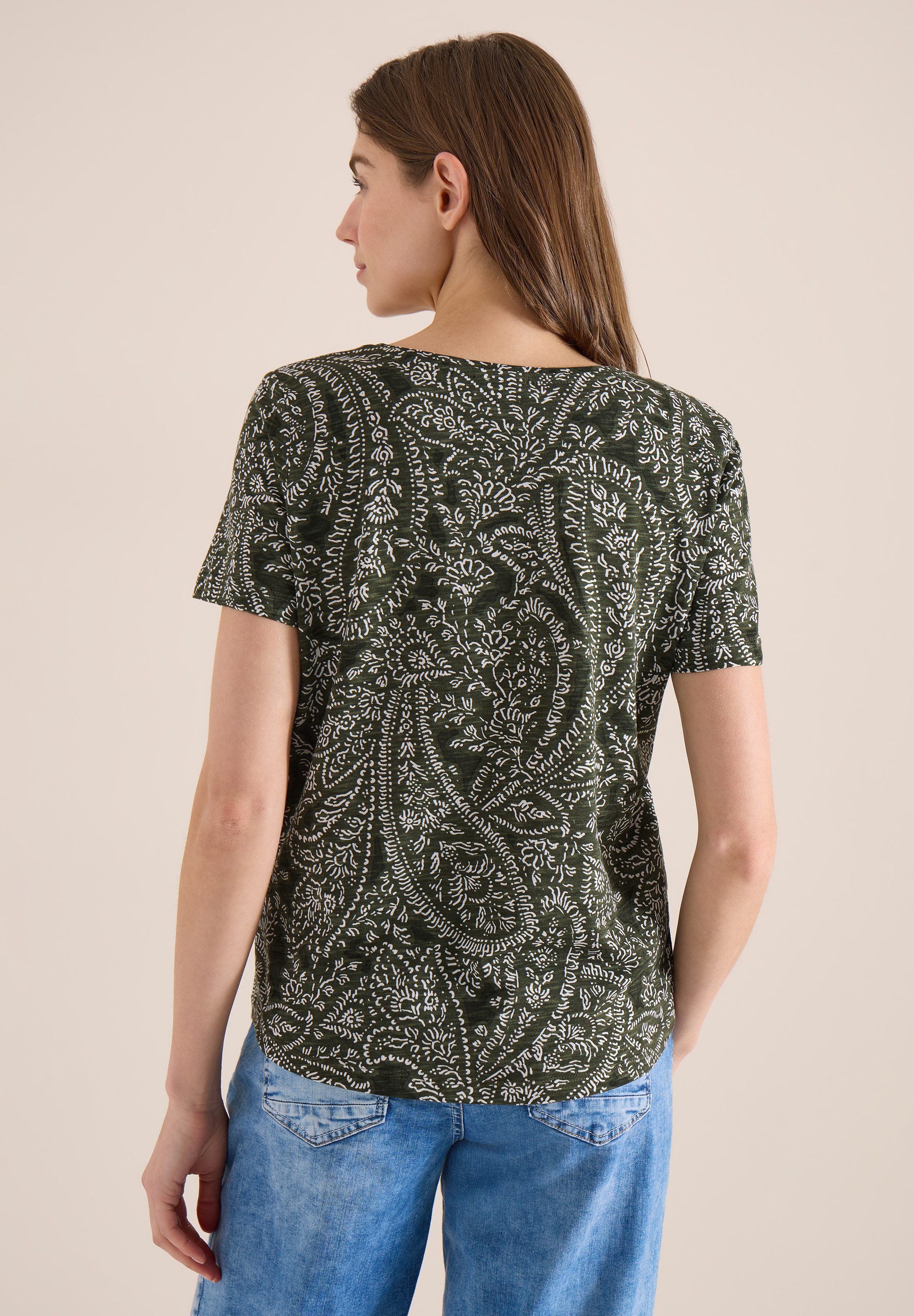 CECIL T-Shirt Rundhalsausschnitt günstig online kaufen