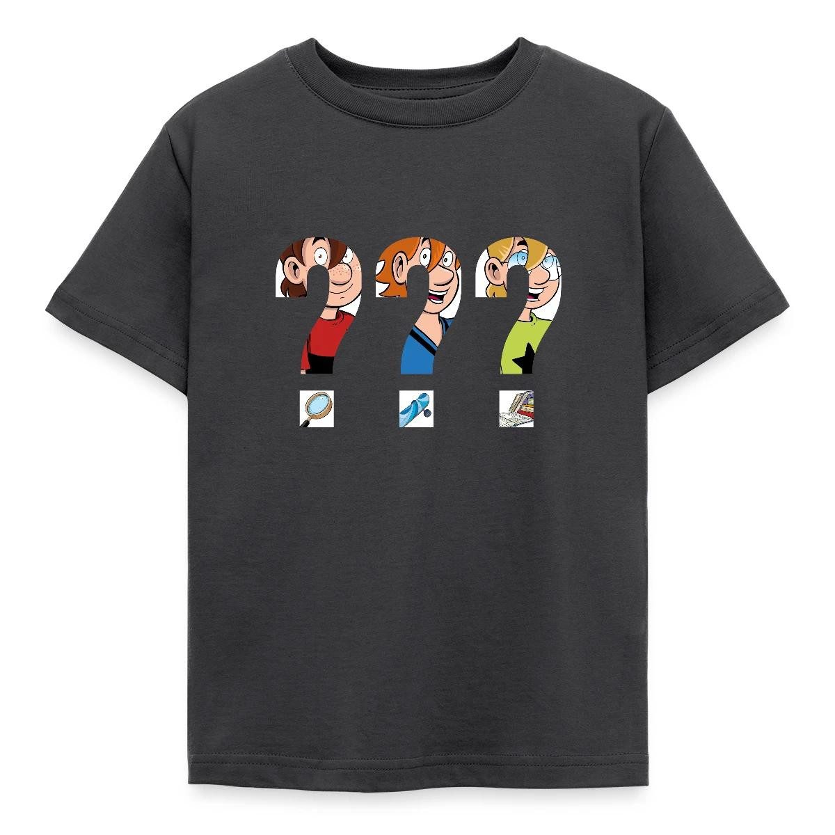 T-Shirt Die Drei Fragezeichen Kids Silhouetten Kinder T-Shirt