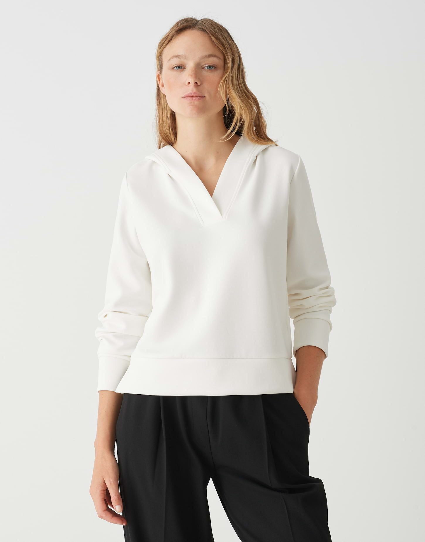 OPUS Hoodie Hoodie GERWA Regular aus weichem Modal Mix