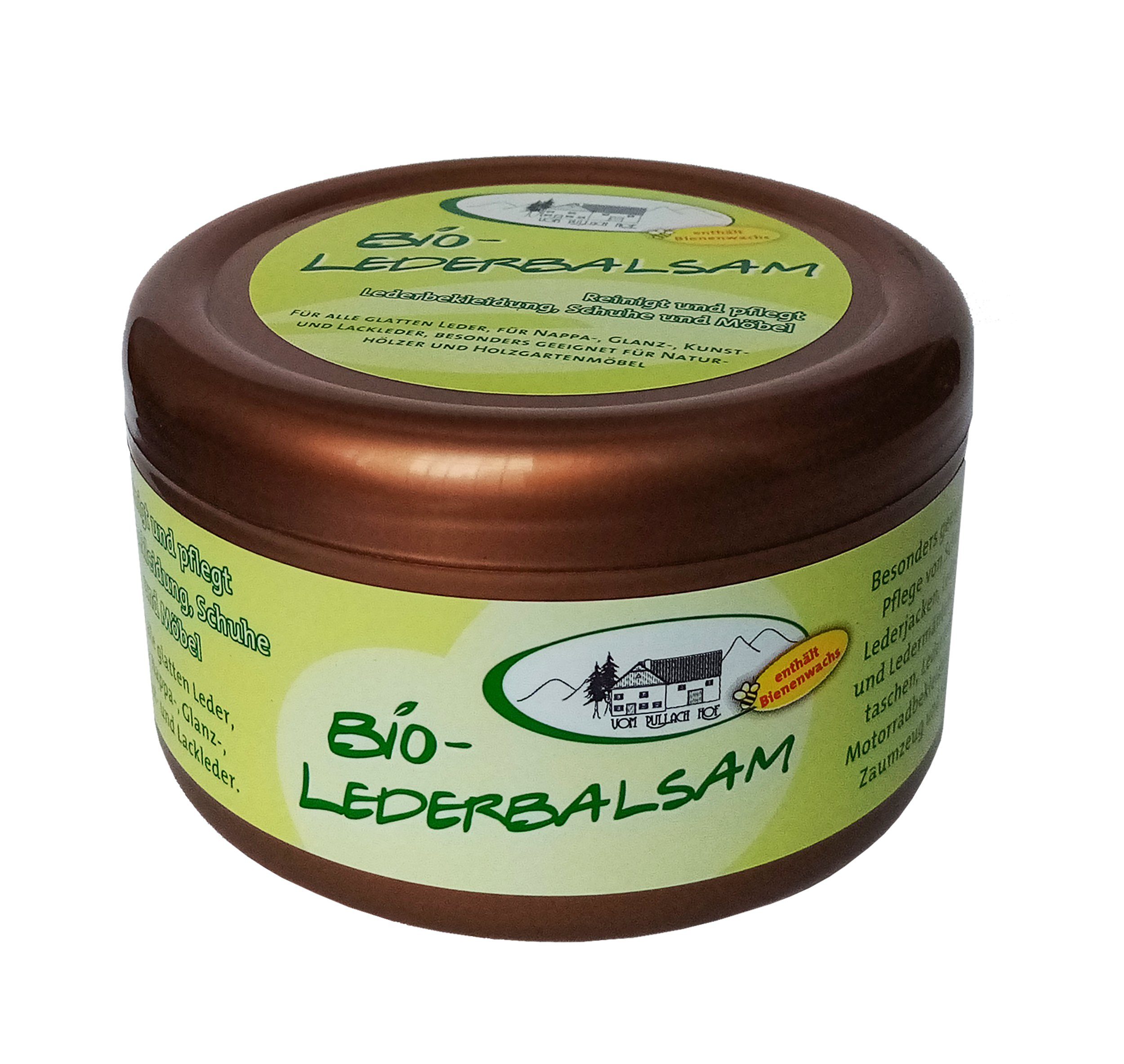 vom Pullach Hof BIO LEDERBALSAM 250ml mit Bienenwachs Lederfett Schuhcreme Leder 88 Lederbalsam, Schuh Lederbekleidung Möbel Pflege Balsam