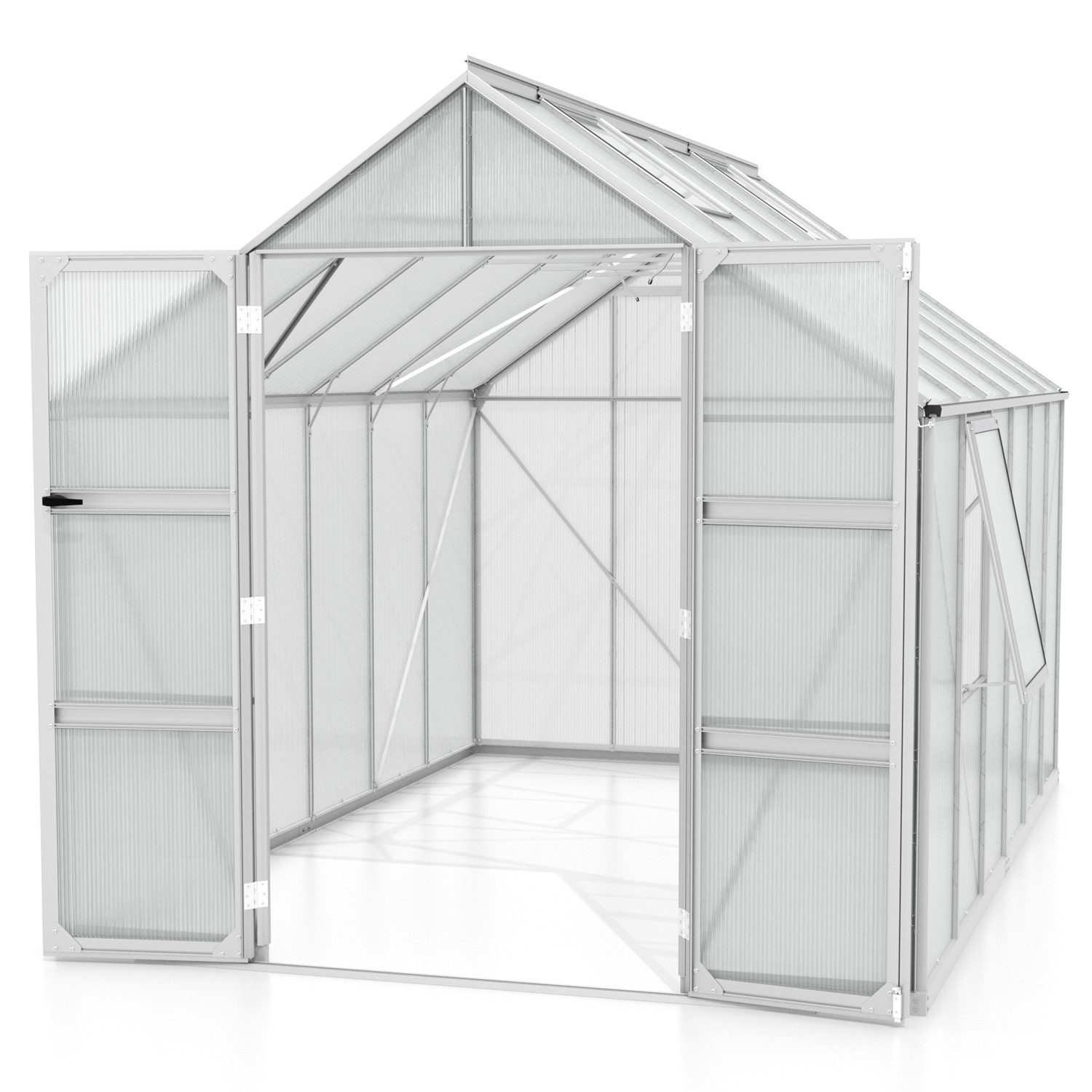 Vitavia Gewächshaus Olymp 9900, 4,00 mm Wandstärke silberfarben | Rabatt: 29%