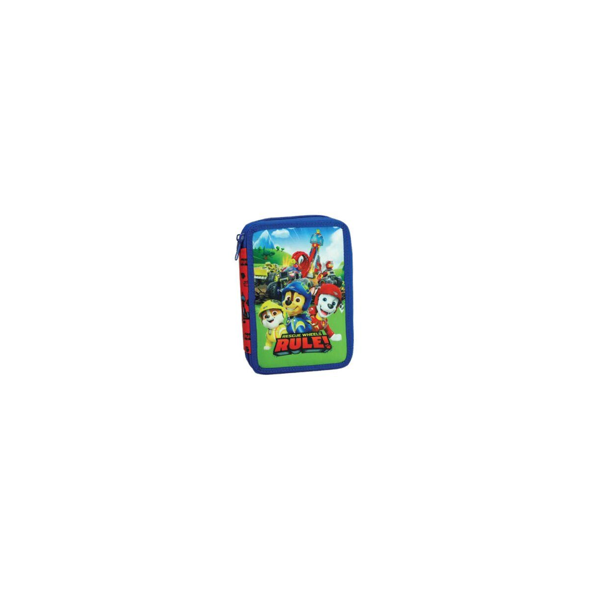 PAW PATROL Federmäppchen Paw Patrol Rescue Rule Federmäppchen 2-stöckig gefüllt Set