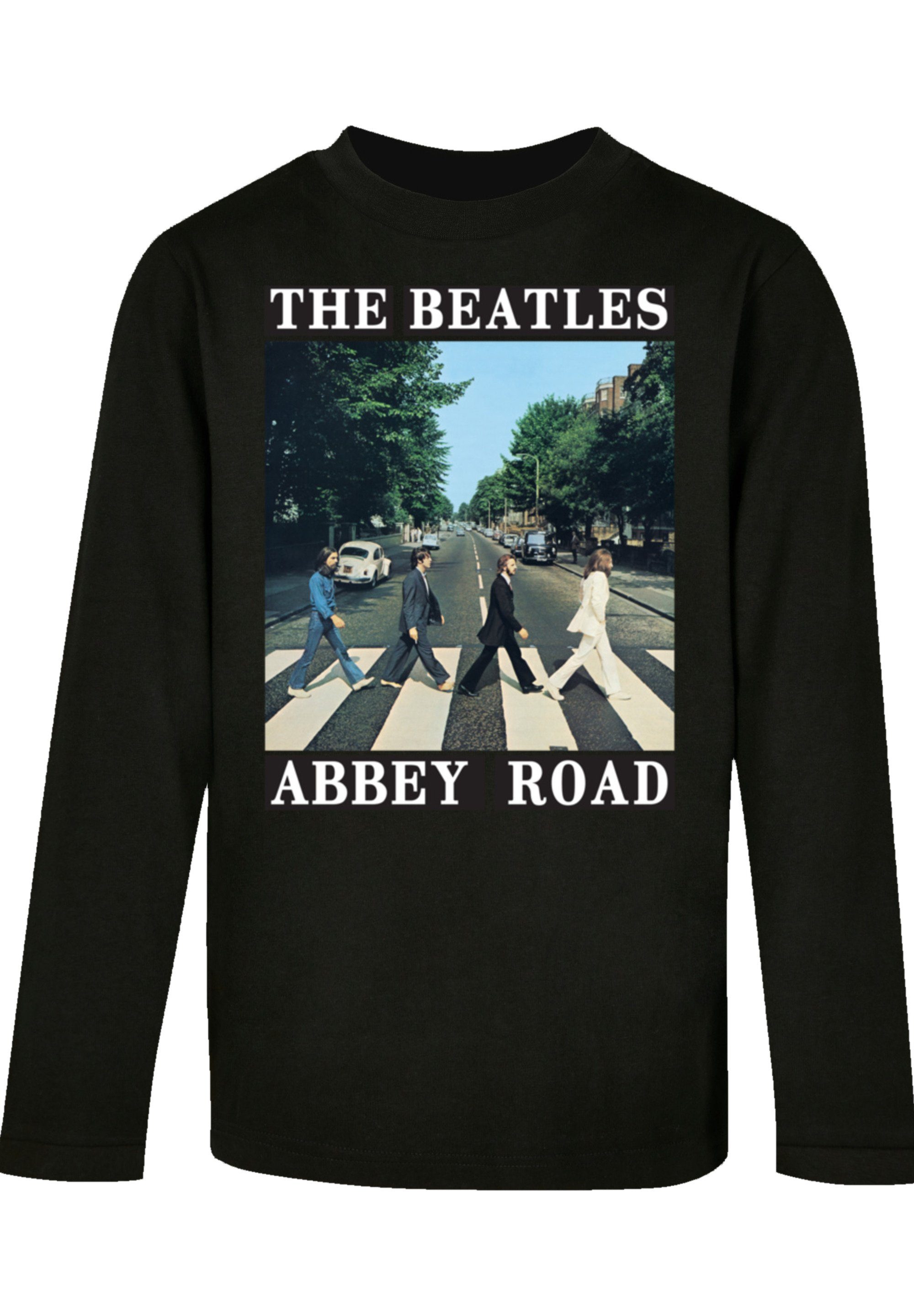 F4NT4STIC Longsleeve Beatles Beatles lizenziertes Offiziell Road Abbey T-Shirt T-Shirt Print, The