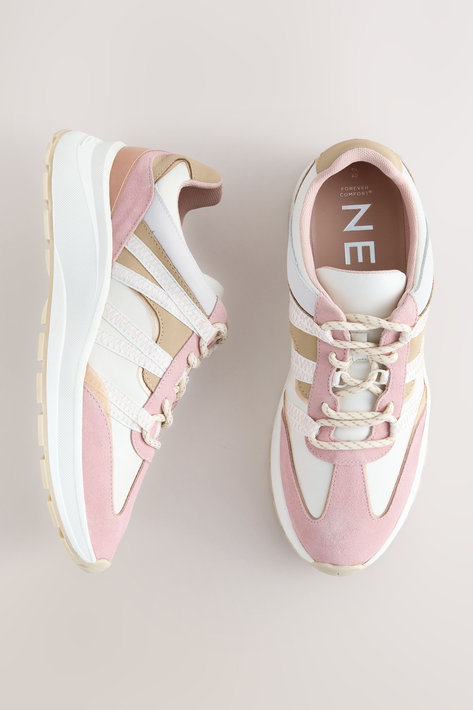 Next Forever Comfort® Sneaker mit Leder-Einsatz Sneaker (1-tlg)