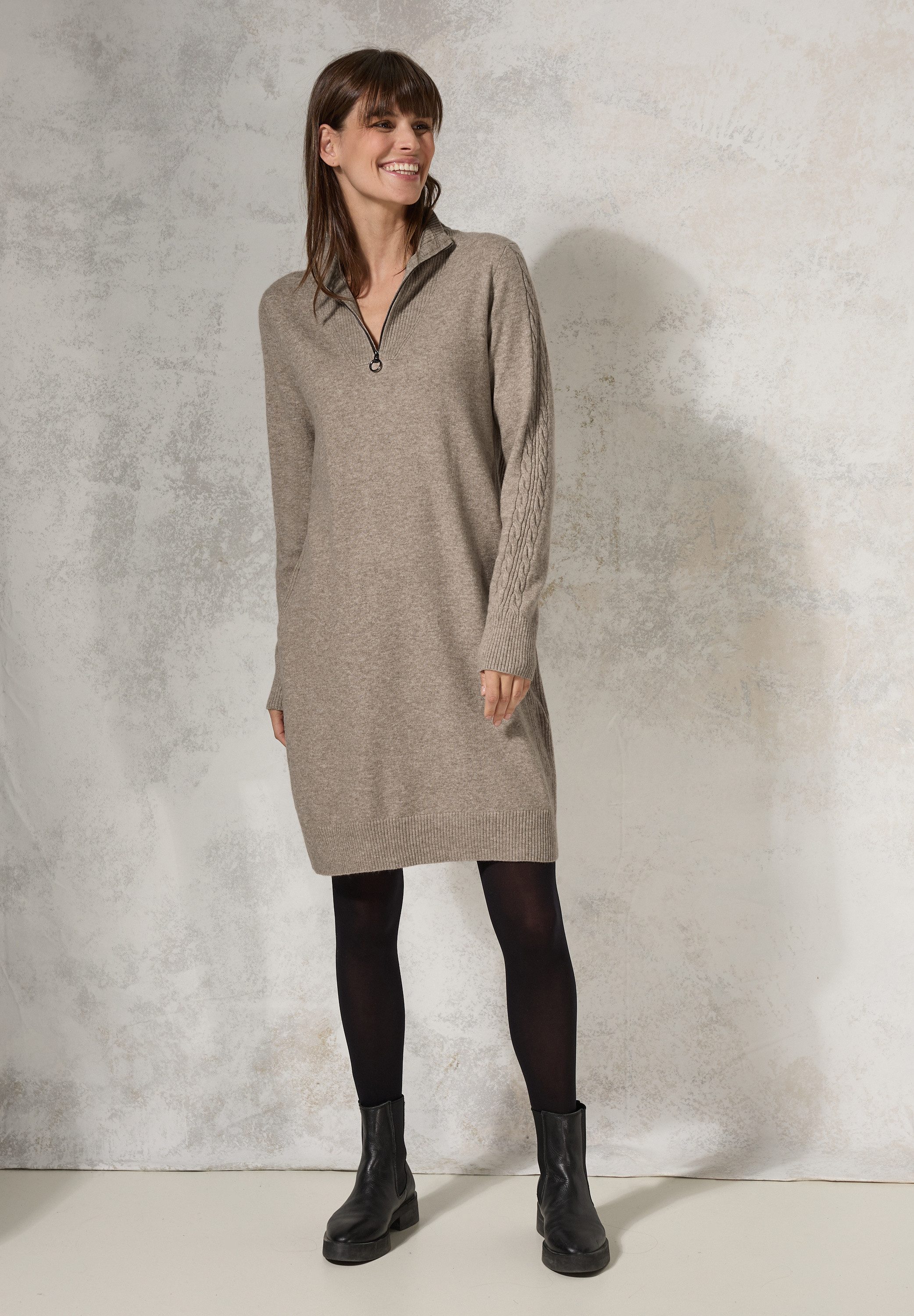 CECIL Midikleid in Unifarbe