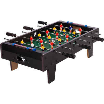 GAMES PLANET Mini-Tischkicker Mini Kicker Tischfußball „Chelsea“ Tischkicker, Maße: 70x37x25 cm, Gewicht: 4 kg, 4 Dekorvarianten