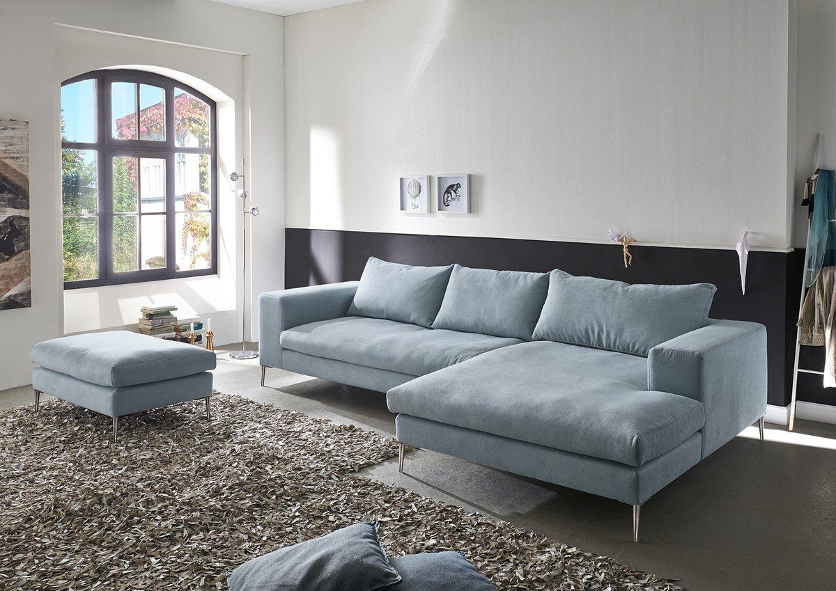 Recamiere Links Oder Rechts Aus Welcher Sicht KAWOLA Sofa »RORA«, Ecksofa Recamiere links o. rechts inkl. Hocker