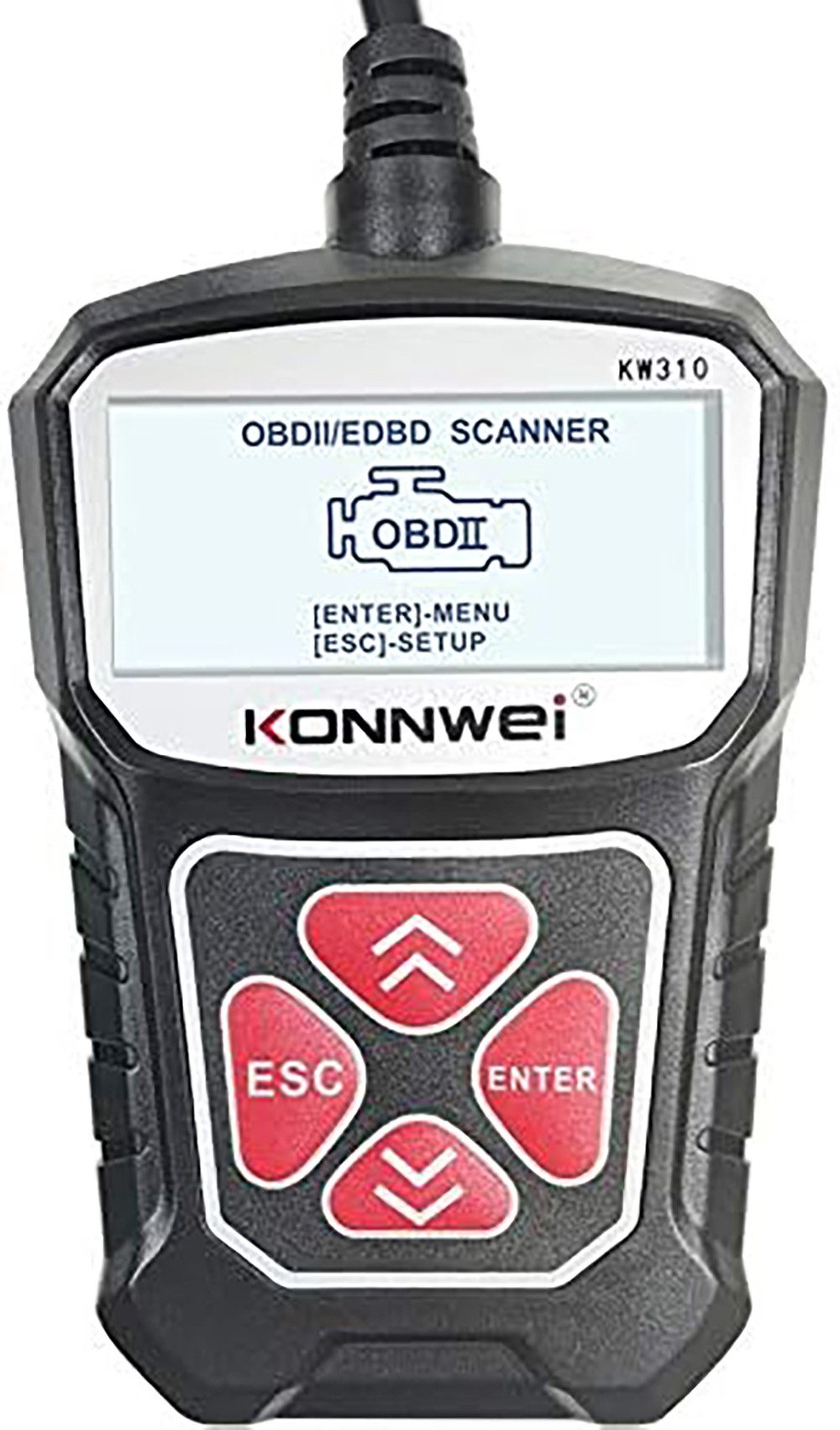 OBD2-Diagnosegerät KW310 OBD2/EOBD/CAN OBD II Kfz-Diagnosewerkzeug,OBD2 Diagnosegerät
