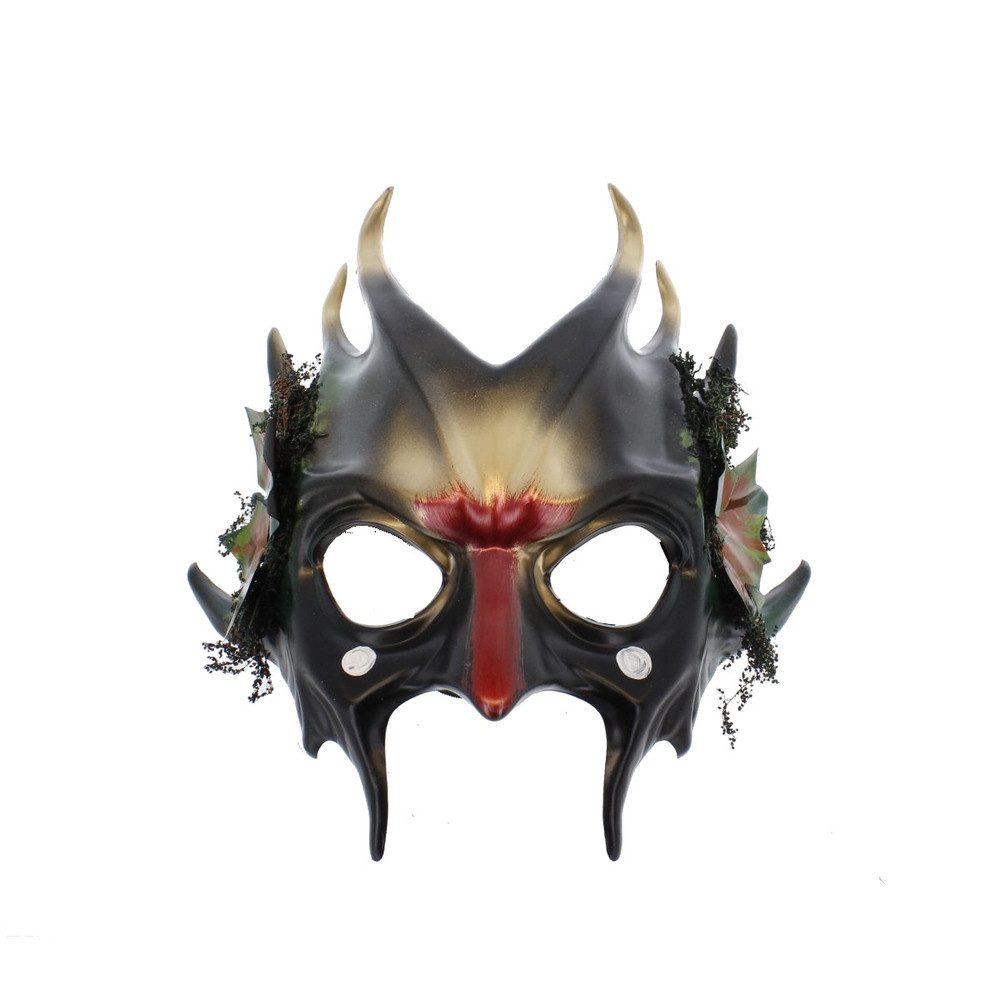 MICA Aufblasbares Partyzubehör Maske mit Laub - Erwachsene