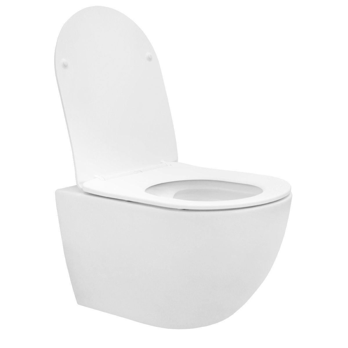 ECD Germany Toiletten-Stuhl Spülrandloses Wand Hänge WC lang Weiß,matt  Toilett online kaufen | OTTO