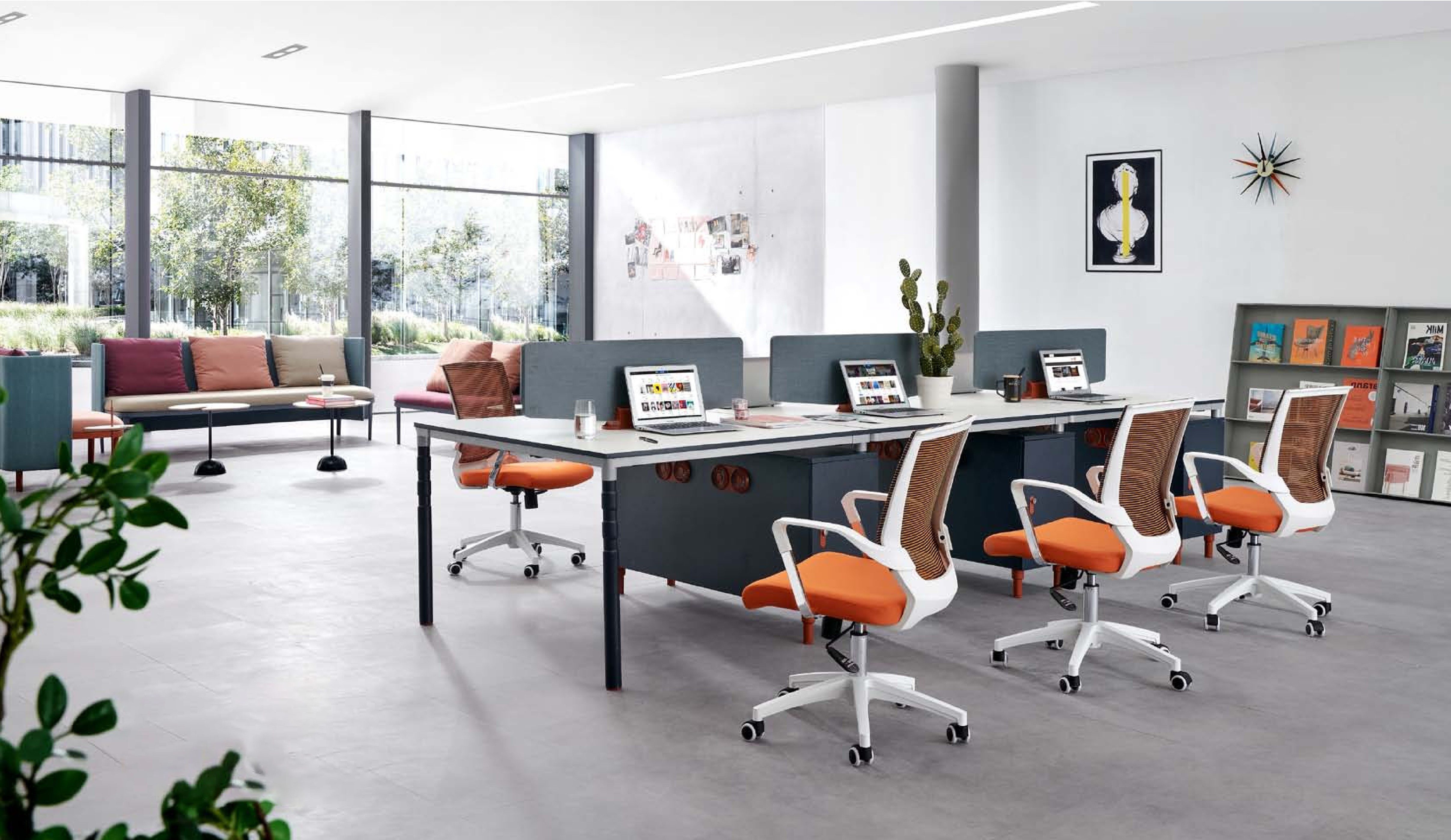 Xlmoebel Schreibtisch Moderner Team Schreibtisch (3-St), Made in Europa